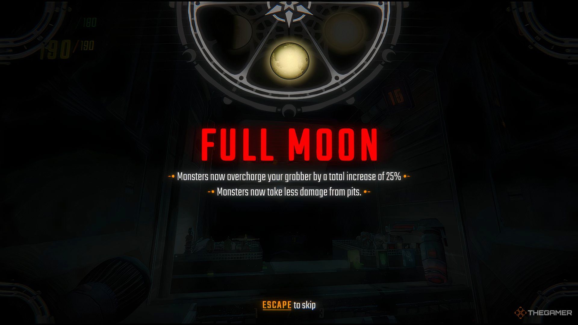 The Full Moon Screen At The Beginning Of Level 15 In Repo.