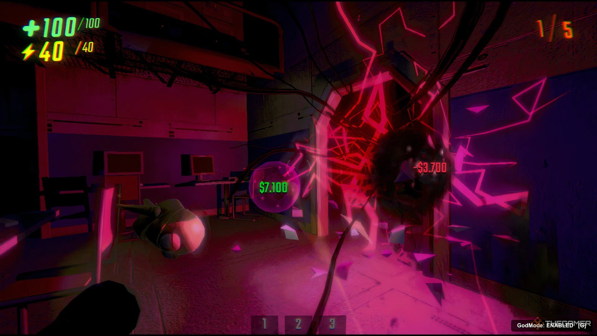 An Explosion After Teammate Broke An Orb And Was Thrown Backwards In Repo.