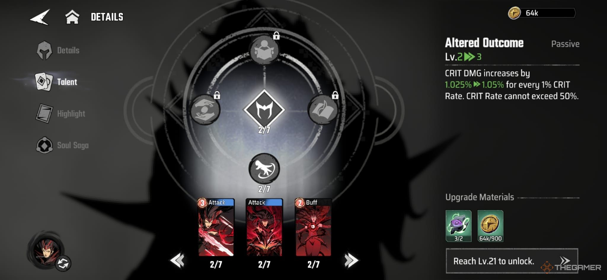Scarlet Witch talent tree in Marvel Mystic Mayhem.