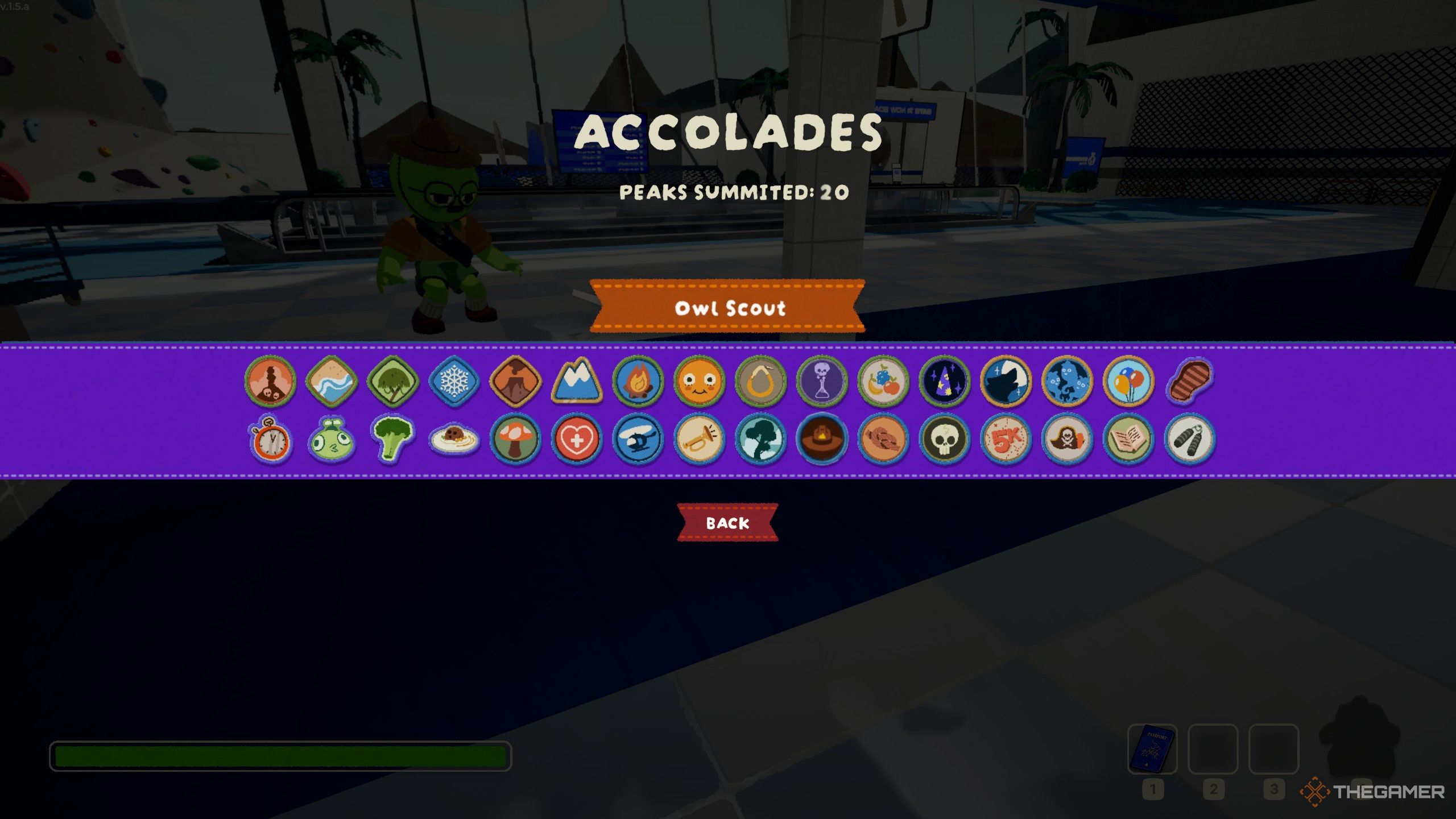 A full accolade list in Peak.