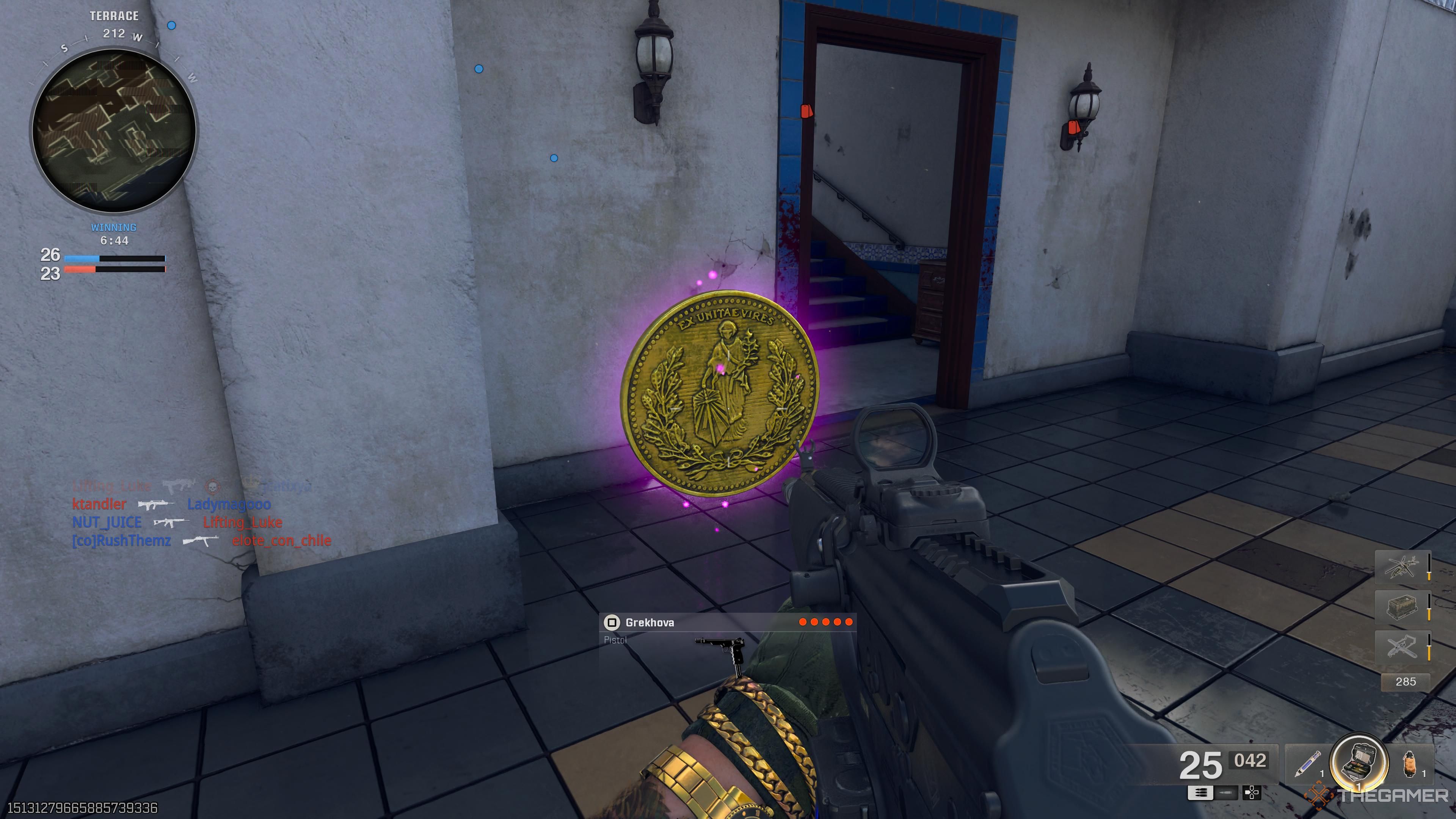 A Ballerina coin in Call of Duty: Black Ops 6.