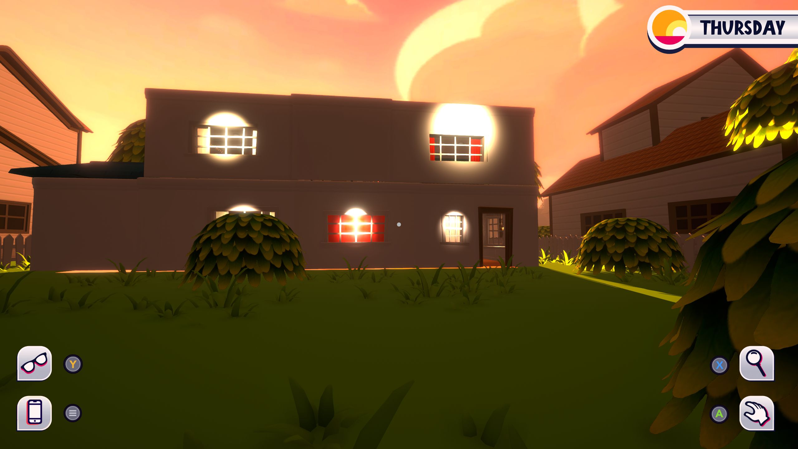 The MC house looked from the outside in Date Everything!