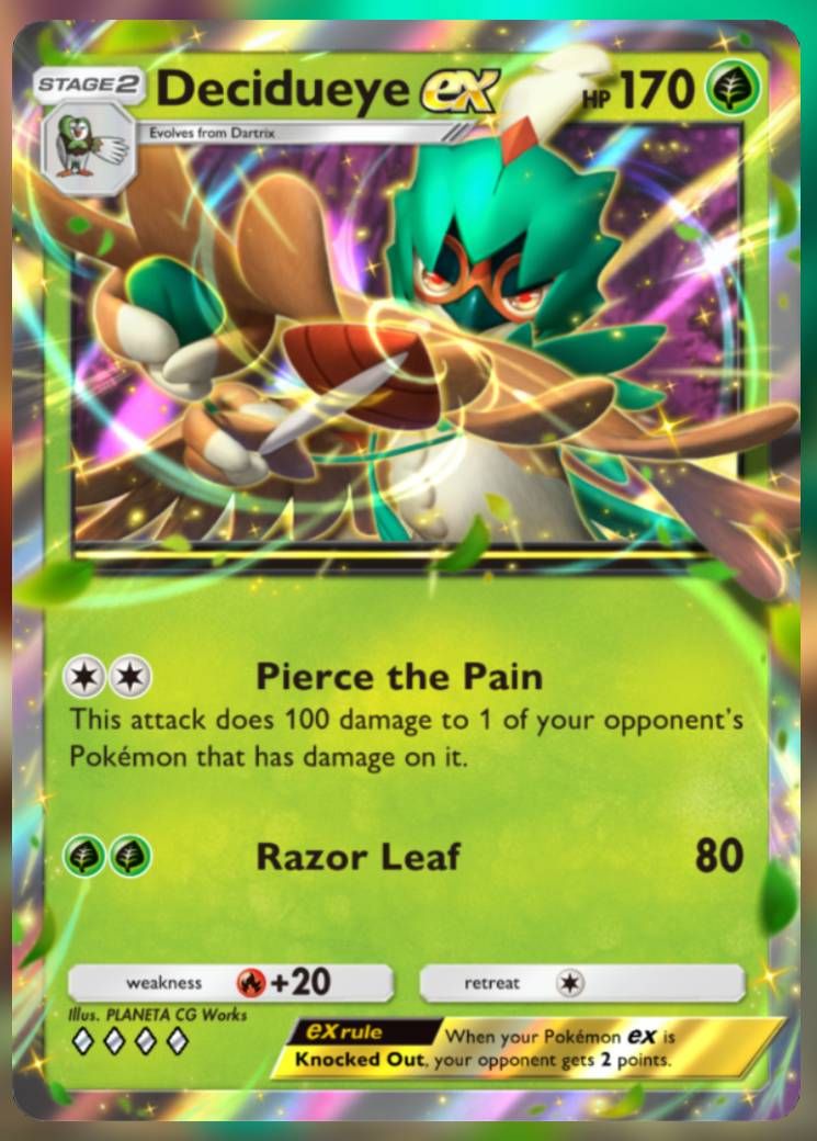 Decidueye ex A3 Pocket