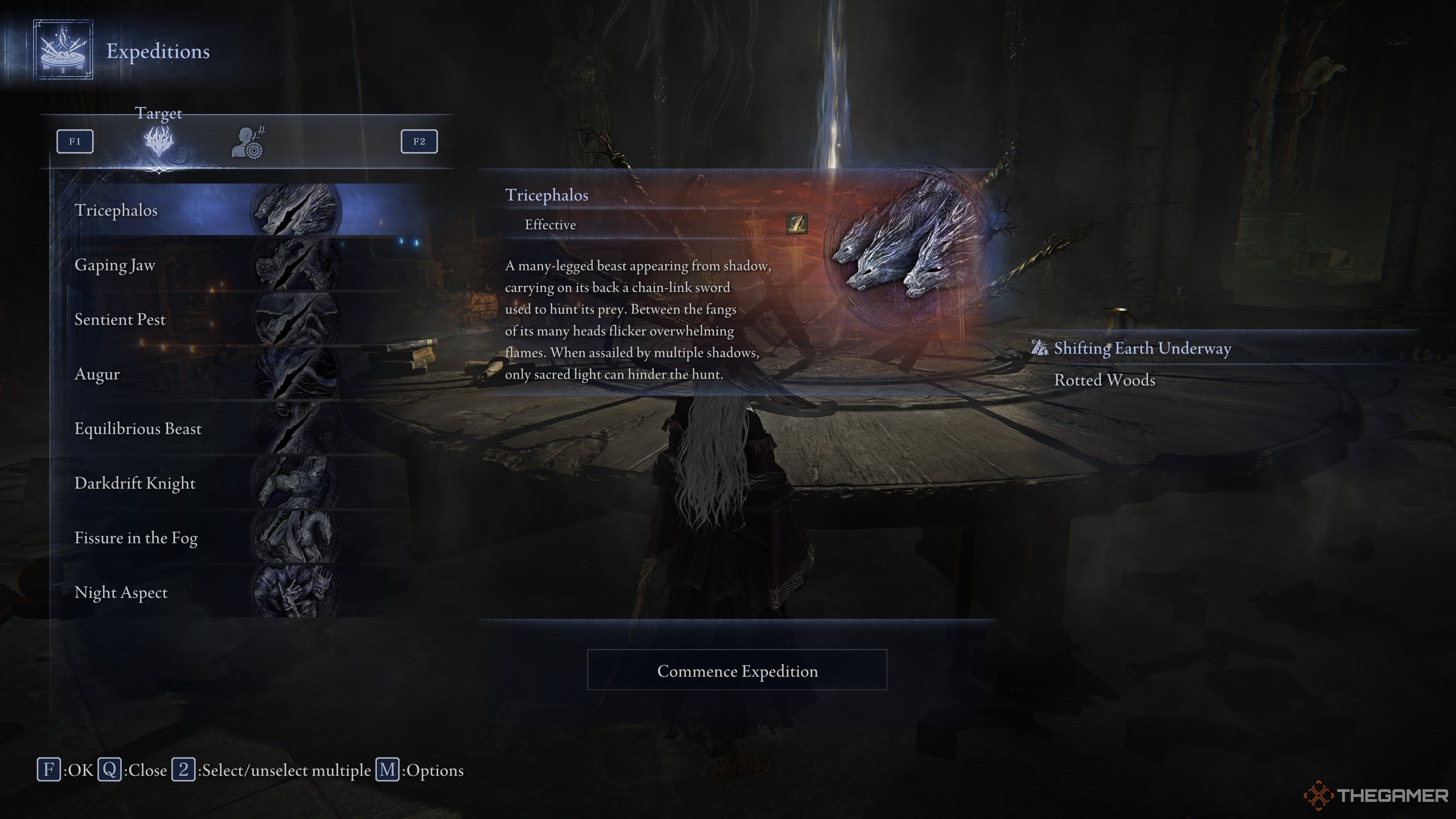 Elden Ring Nightreign Nightlord Boss Tricephalos