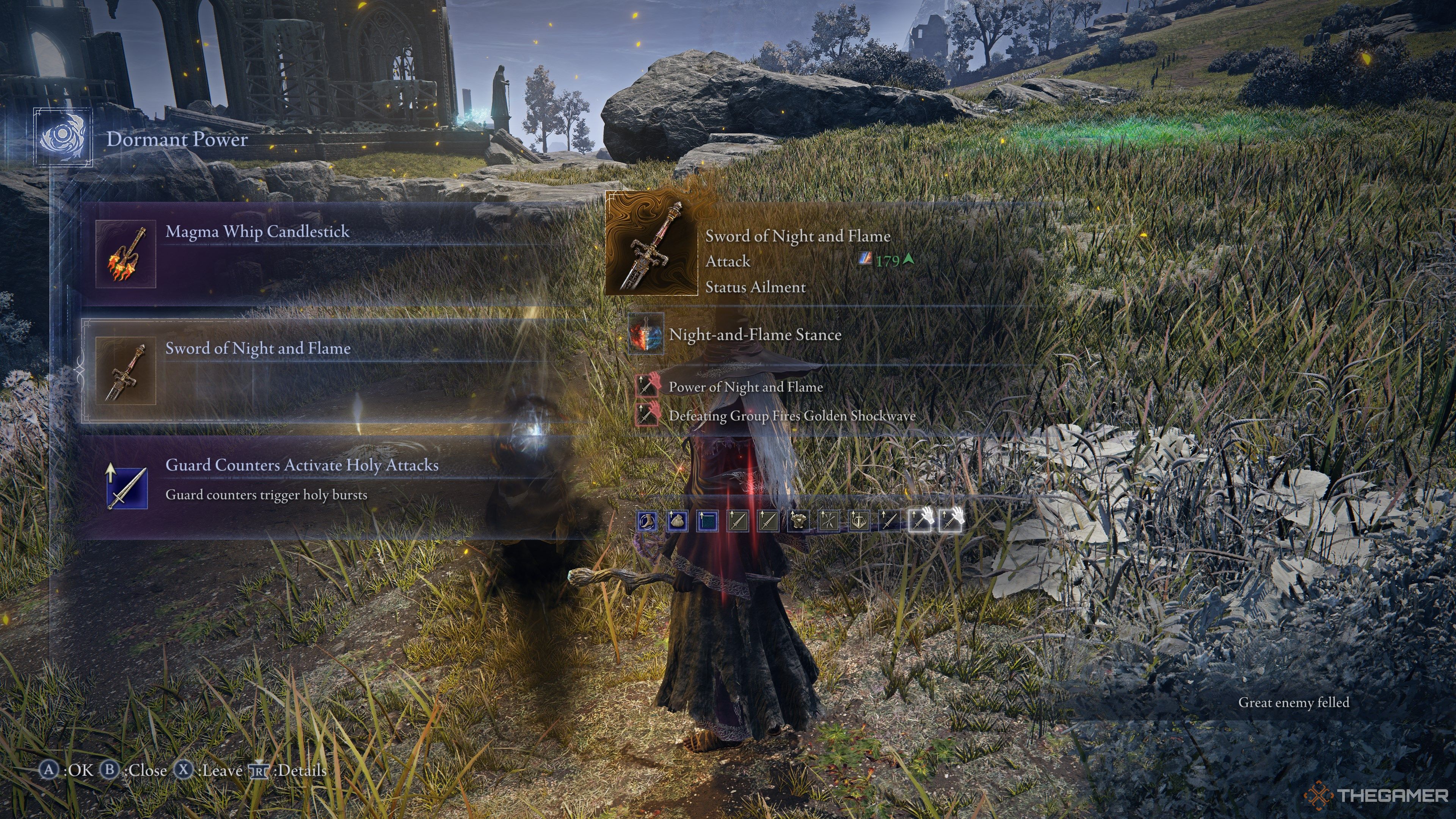 Elden Ring Nightreign Sword of Night and Flame As Boss Reward