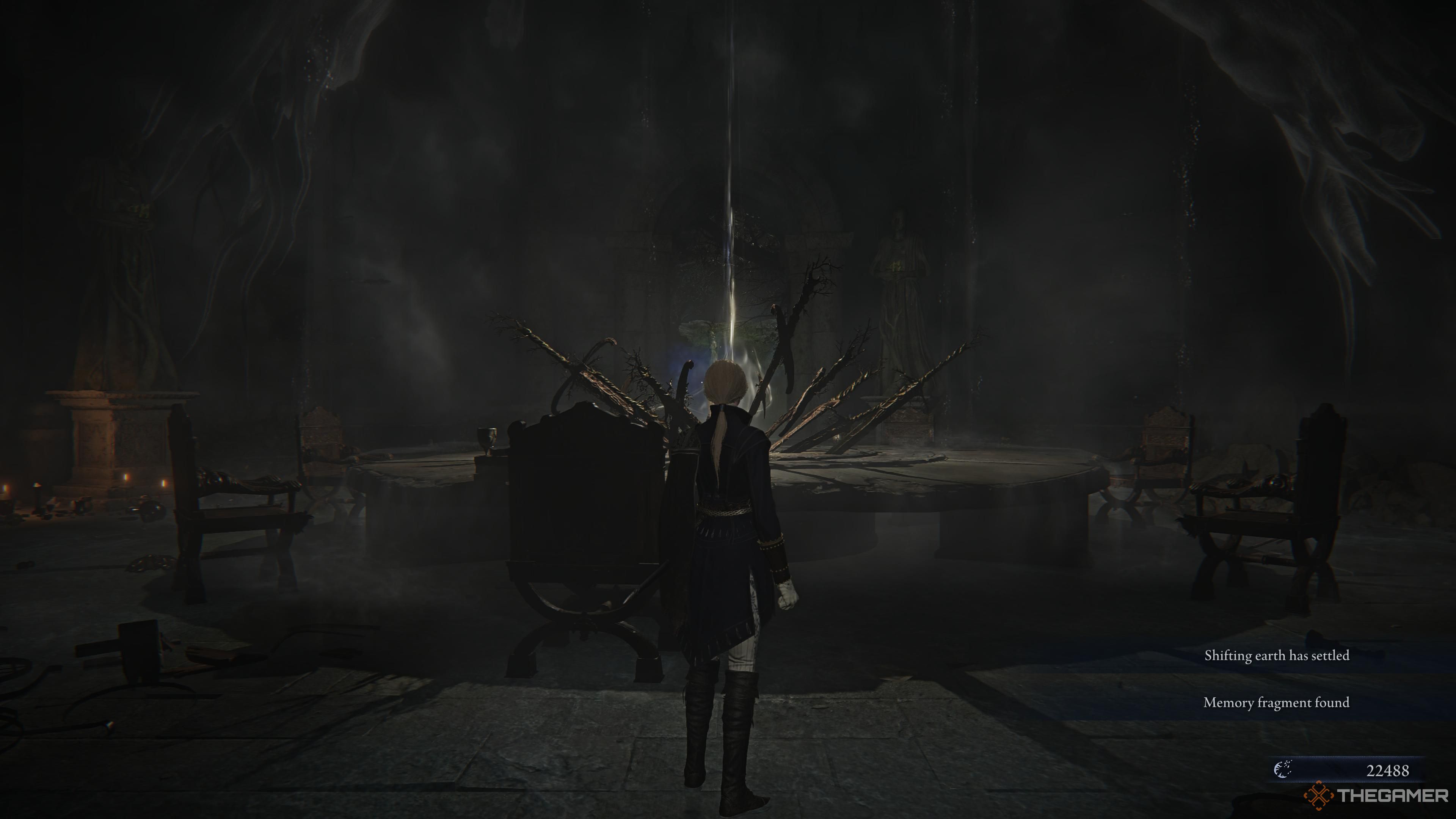 Getting a memory fragment with Duchess in elden ring nightreign.