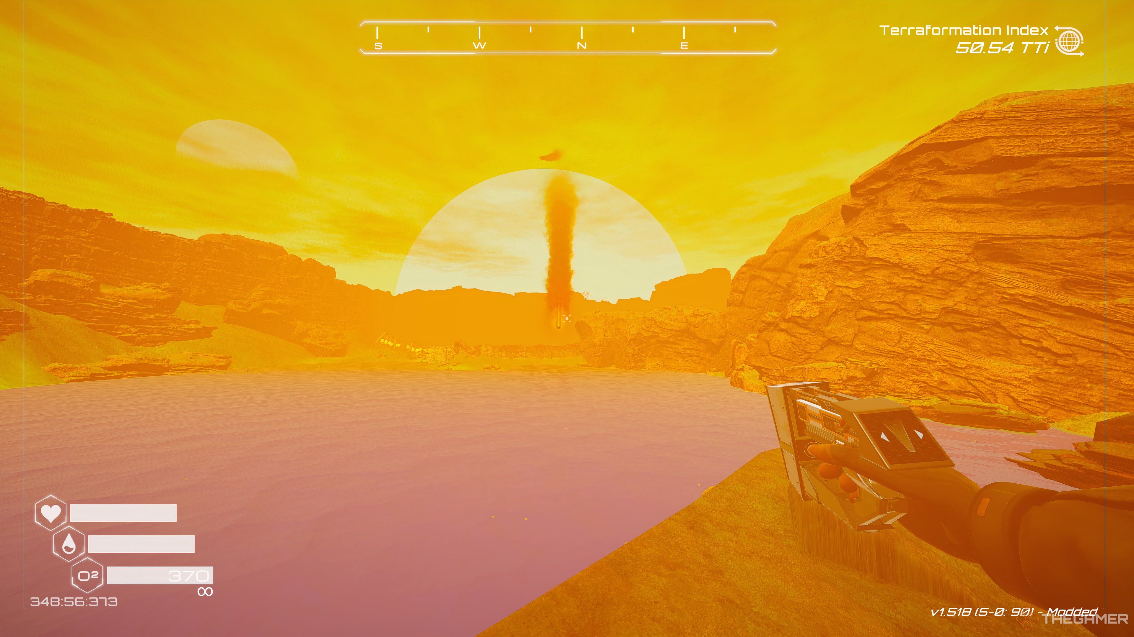 Iridium Meteor Event in The Planet Crafter.