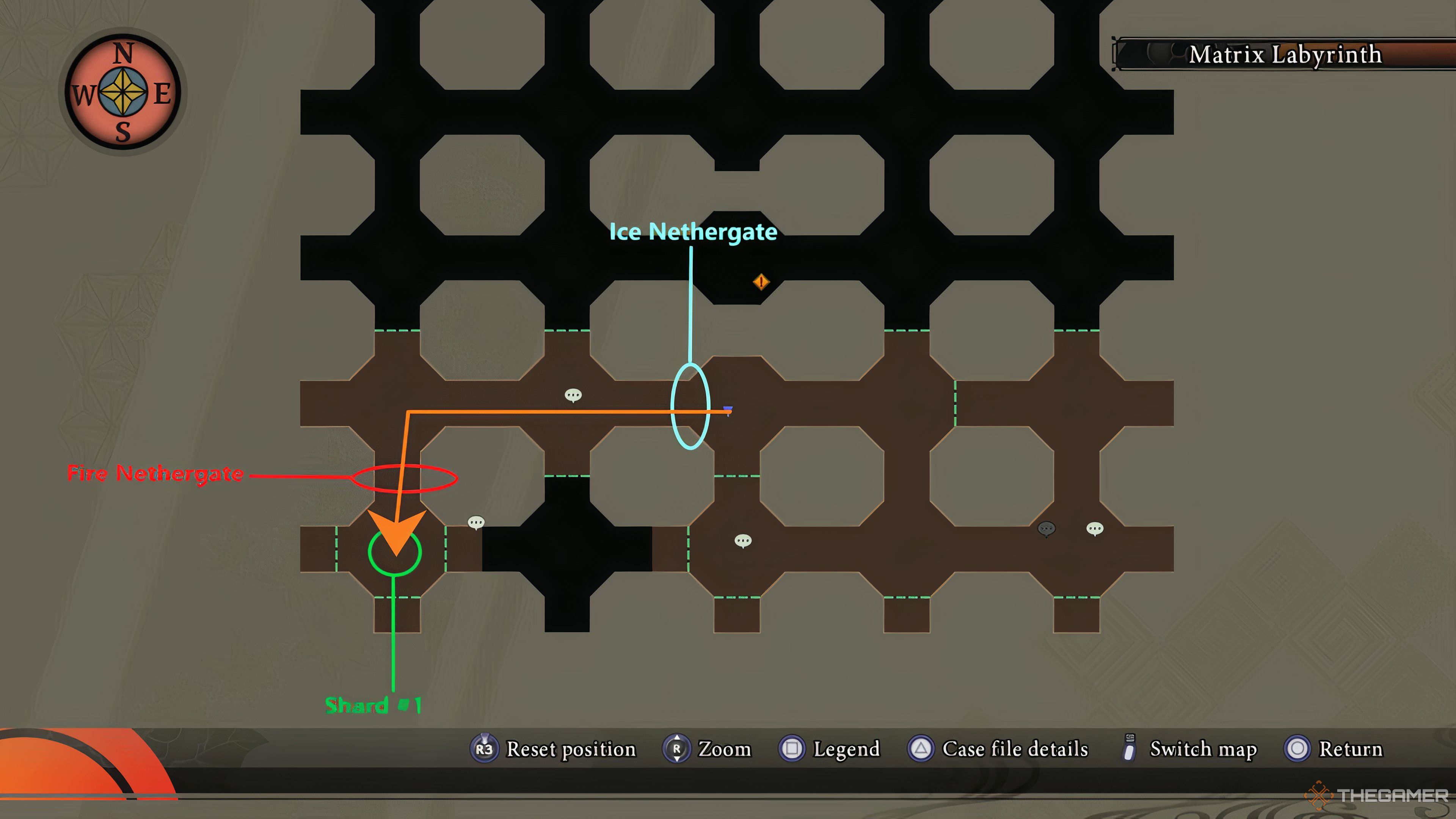 Matrix Labyrinth map to shard 1.
