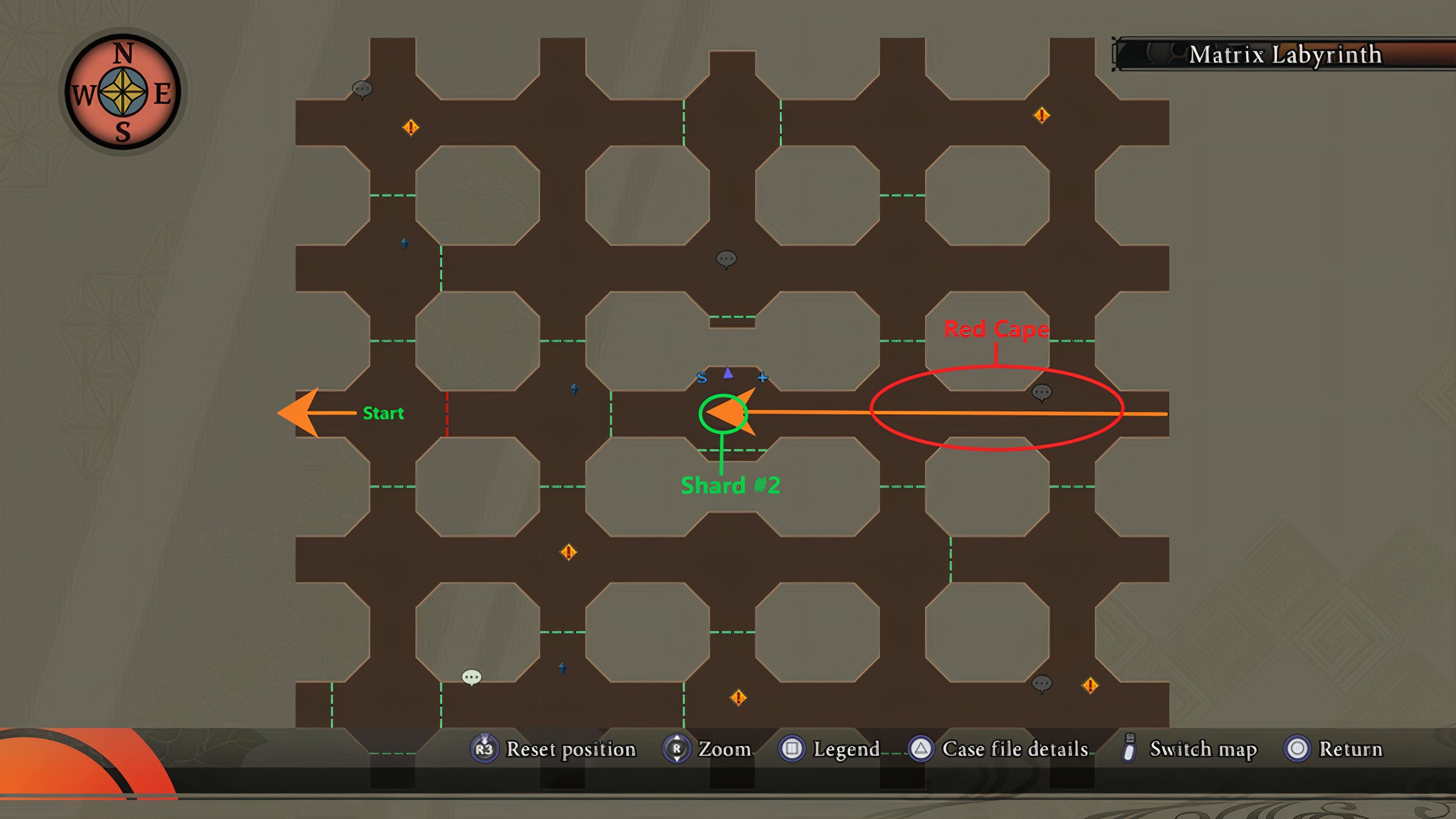 Matrix Labyrinth map to shard 2.