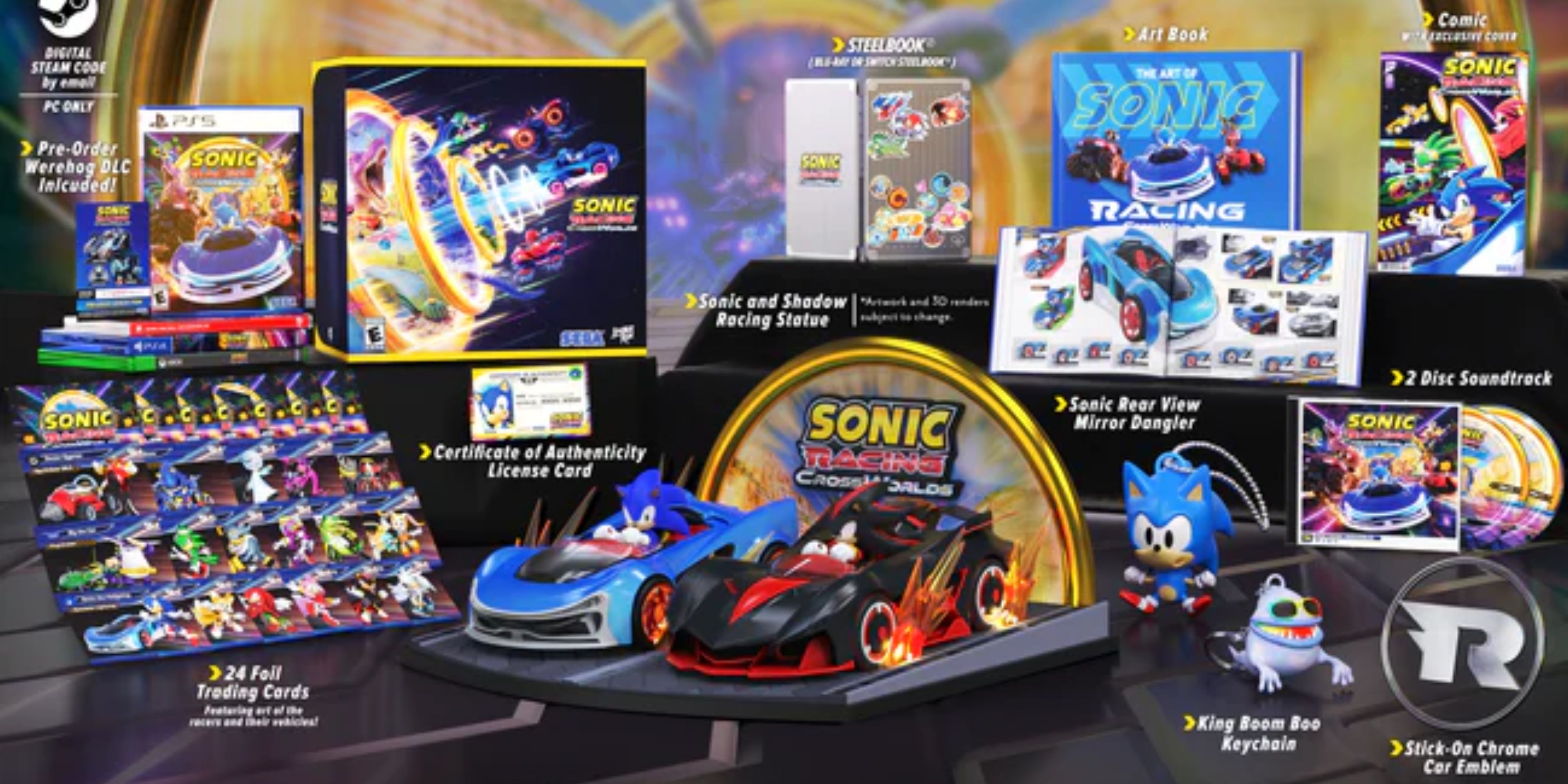 sonic racing crossworlds collectors edition.