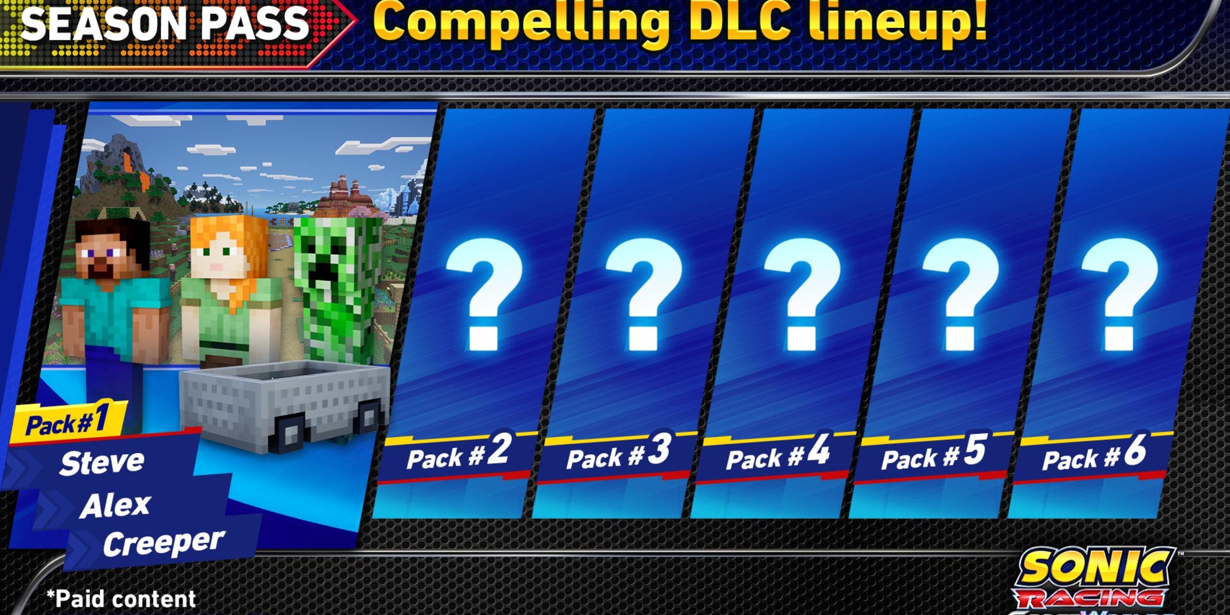 sonic racing crossworlds season pass packs.