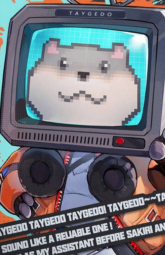 Neverness To Everness, Taygedo, character with a TV on its head with a dog face inside.