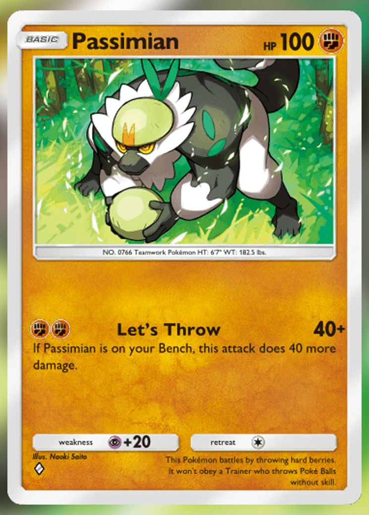 Passimian from Extradimensional Crisis in Pokemon TCG Pocket.