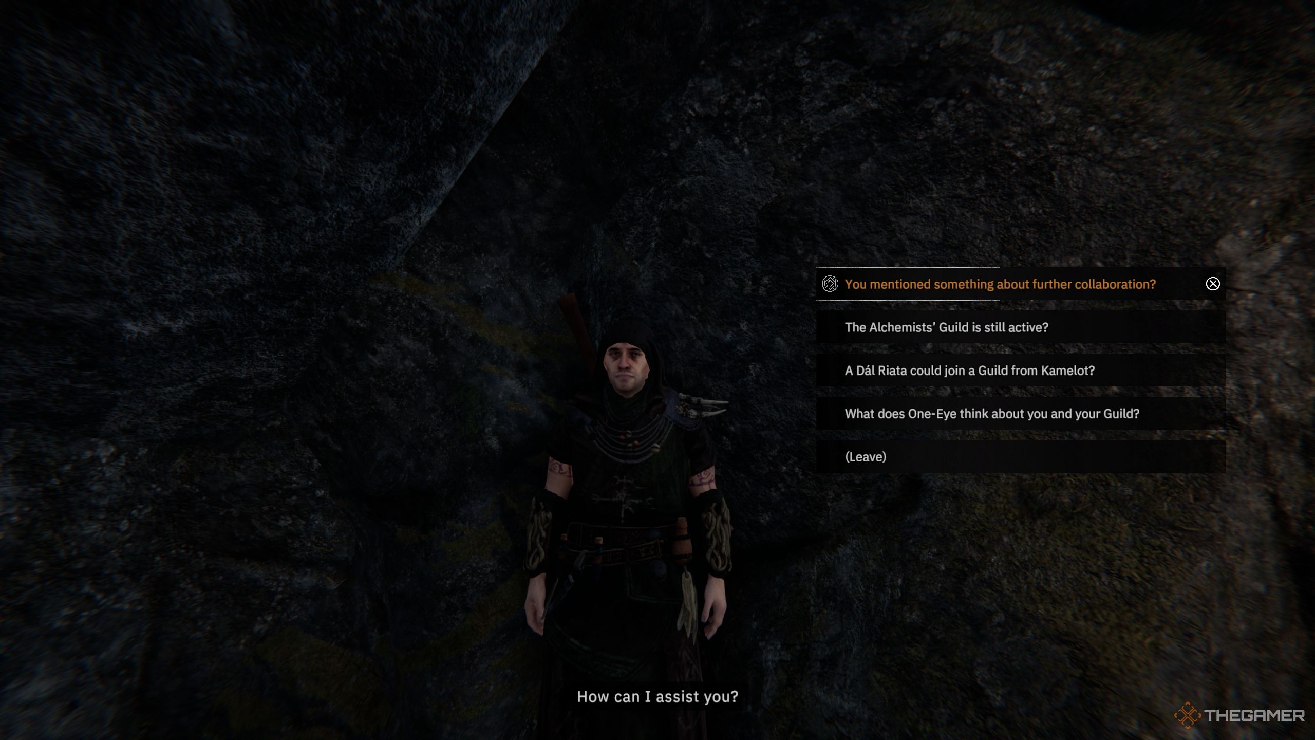 Player is speaking to Taranis - Tainted Grail The Fall Of Avalon 