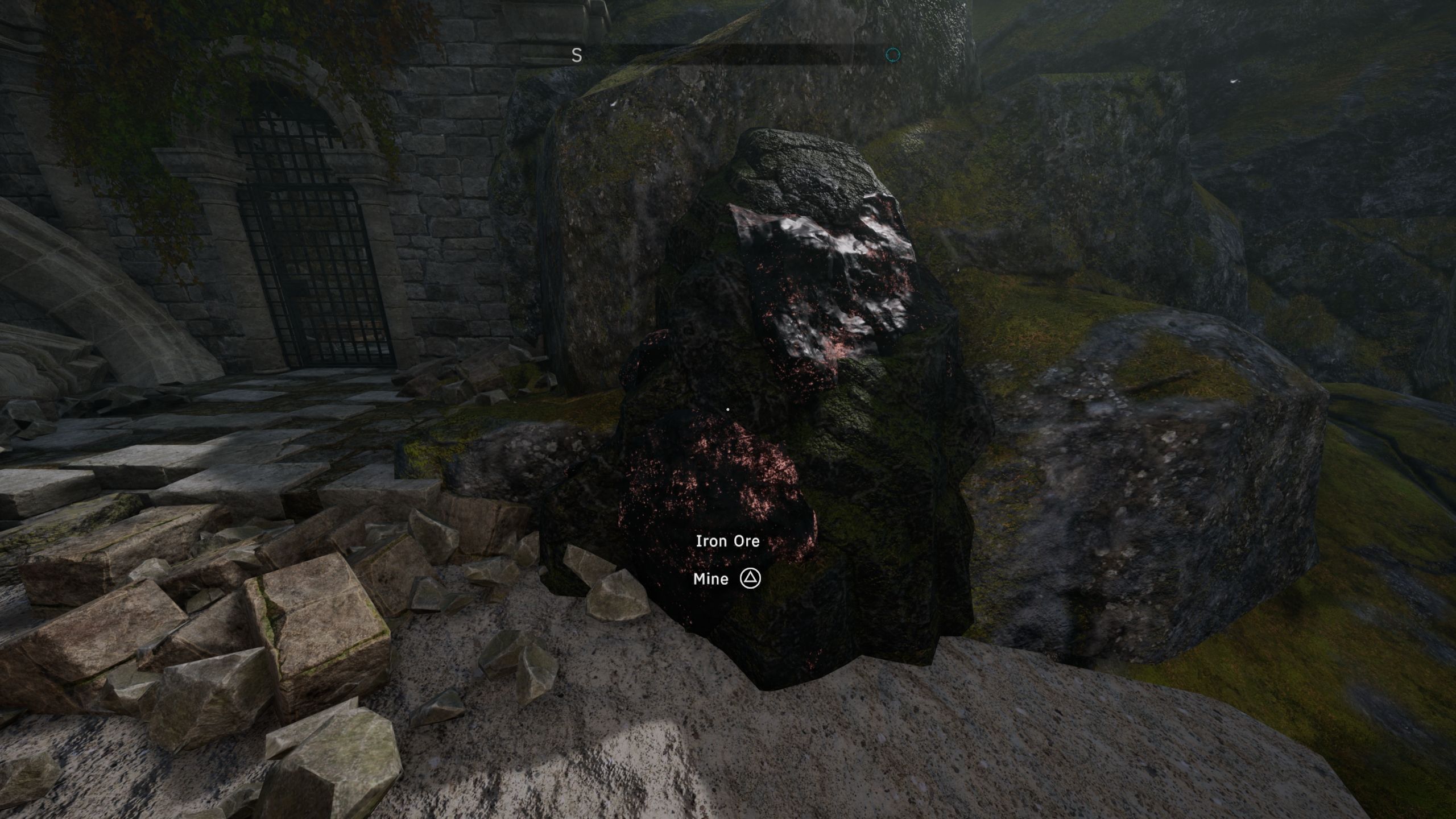 Player is standing in front of iron ore - Tainted Grail The Fall Of Avalon