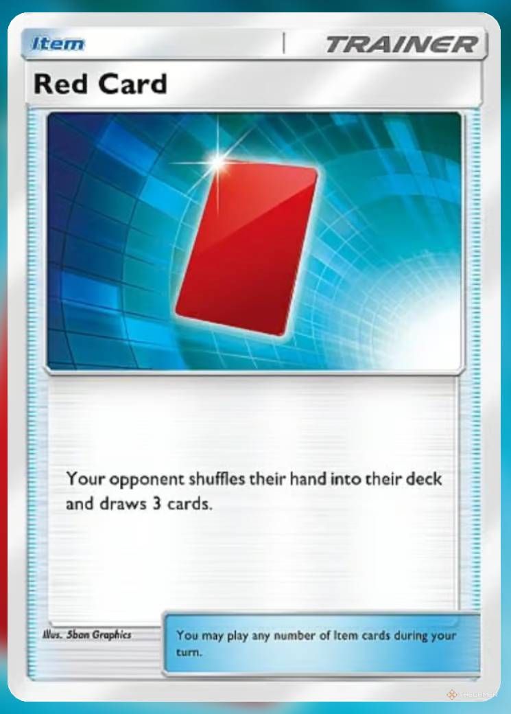 Pokemon Trading Card Game Pocket Promo Card Red Card Item.-1