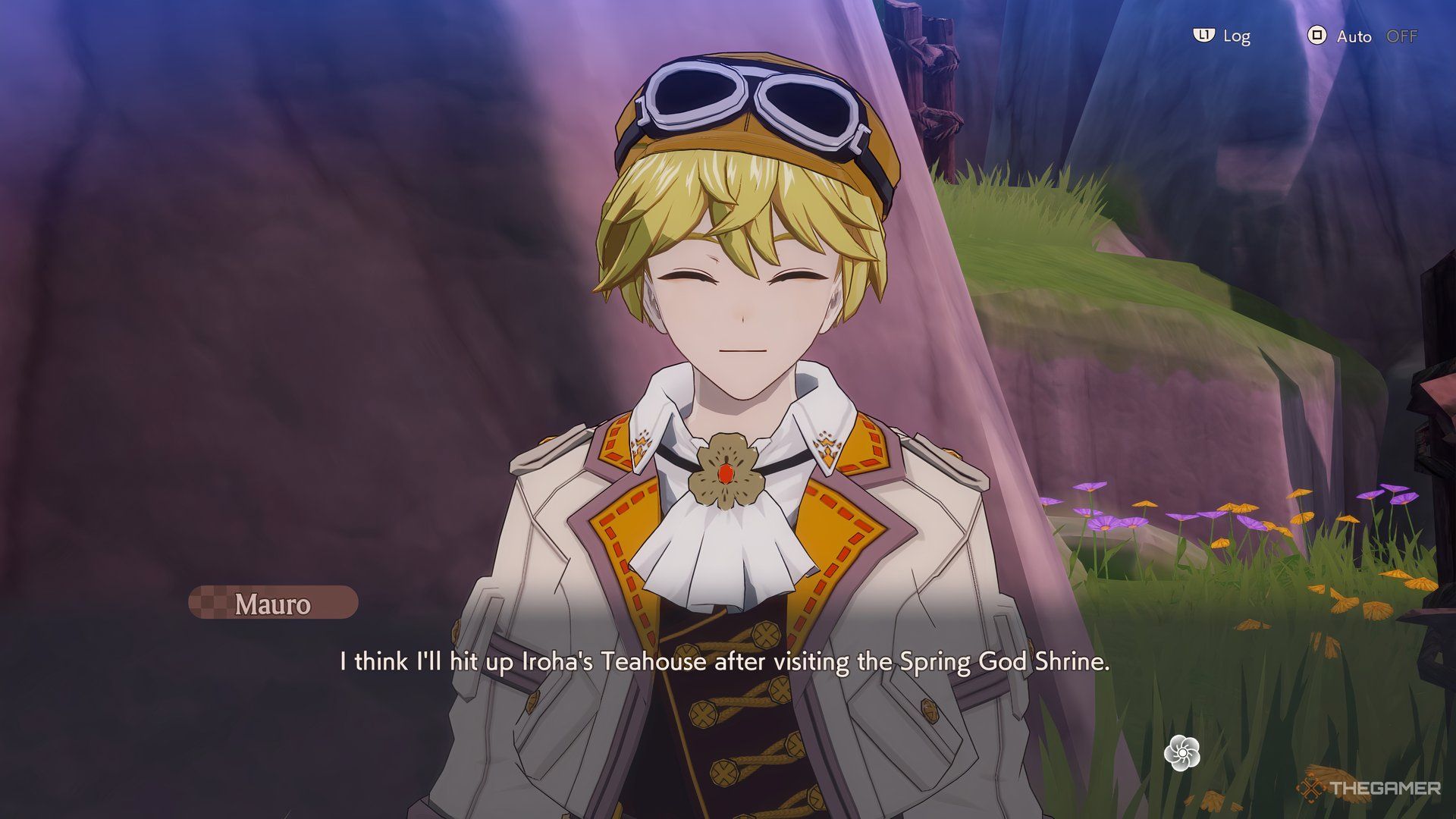Speaking with Mauro in Rune Factory Guardians of Azuma.