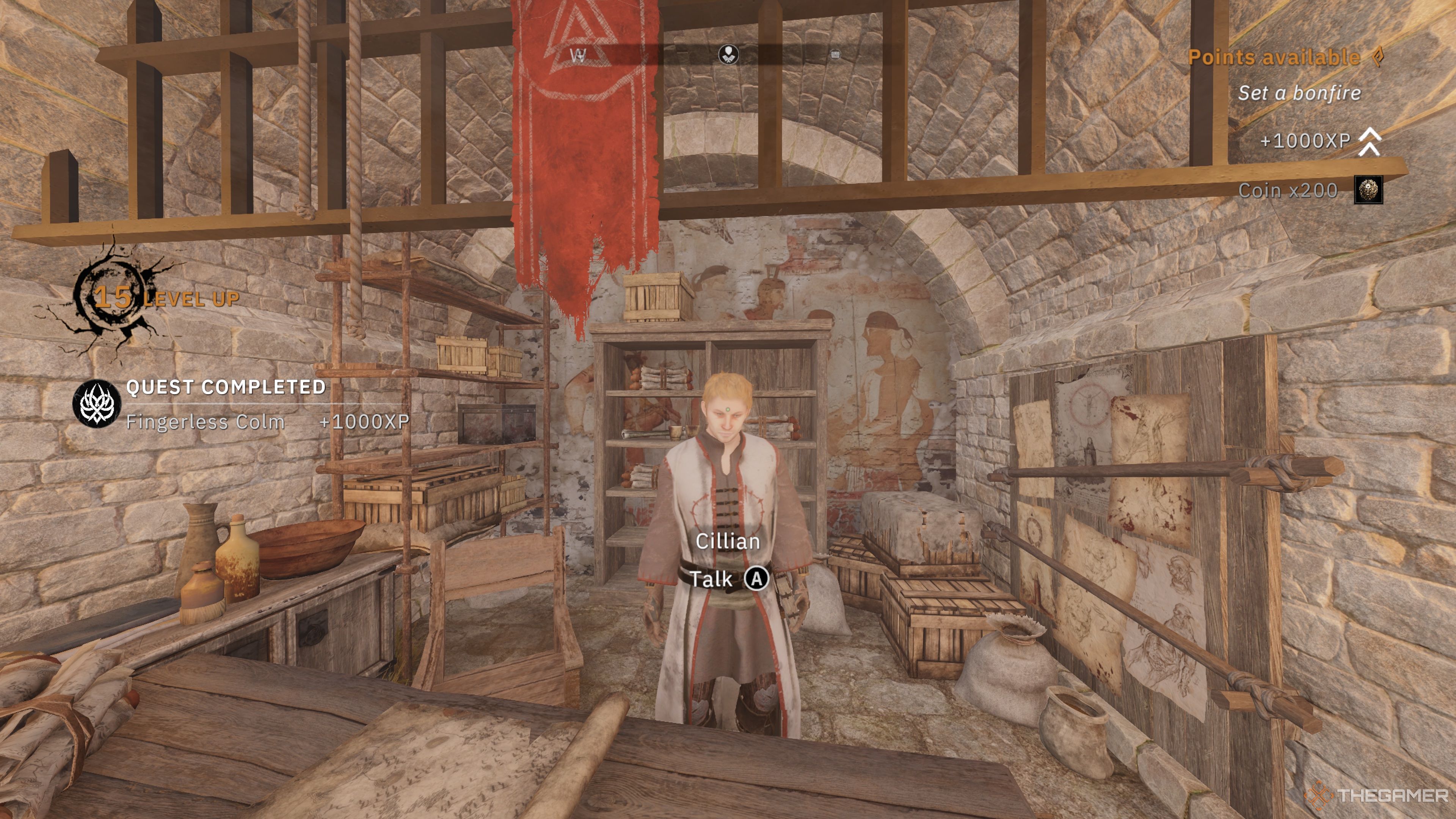 Tainted Grail Head Of Fingerless Colm Reward 10