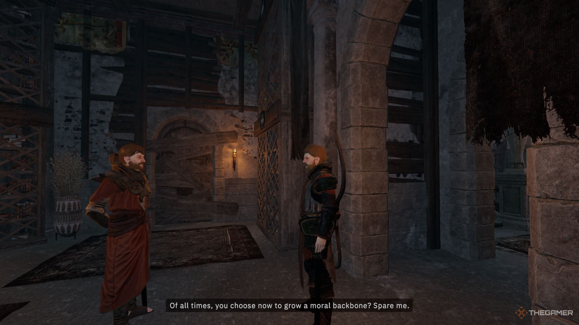 Denholm is mad that Yvain grew a moral backbone in his office.