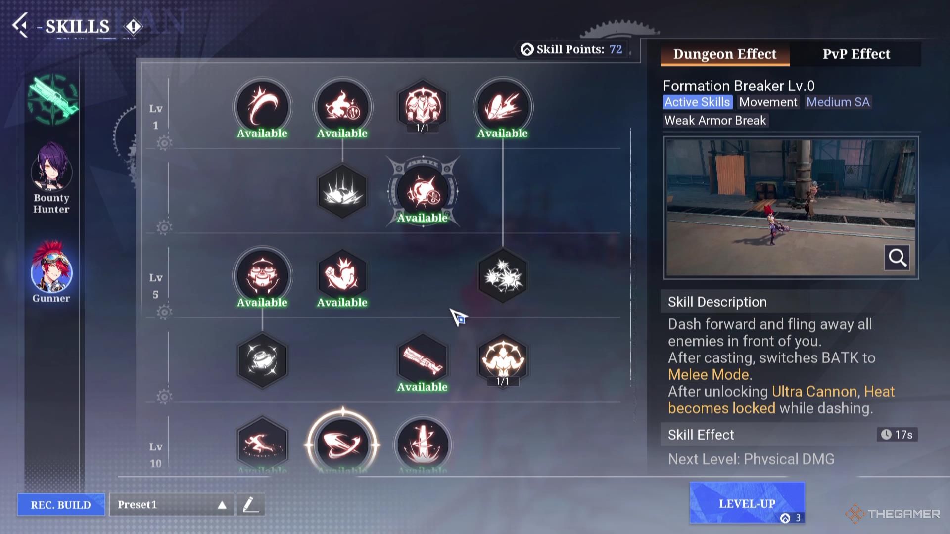 The Gunner Skills in Crystal of Atlan.