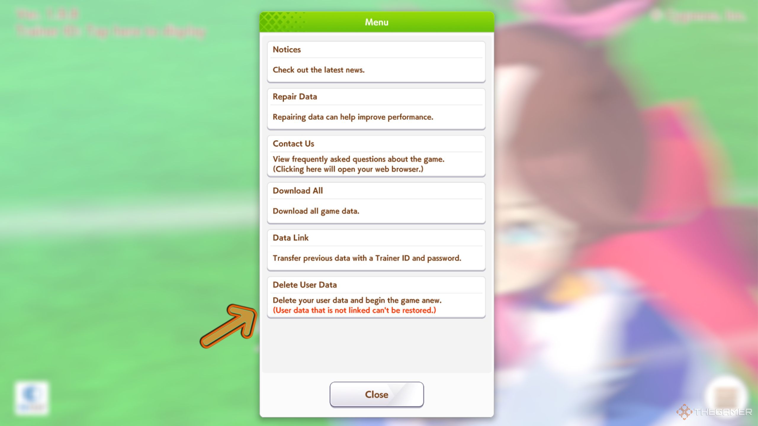 Umamusume Pretty Derby deleting user data.