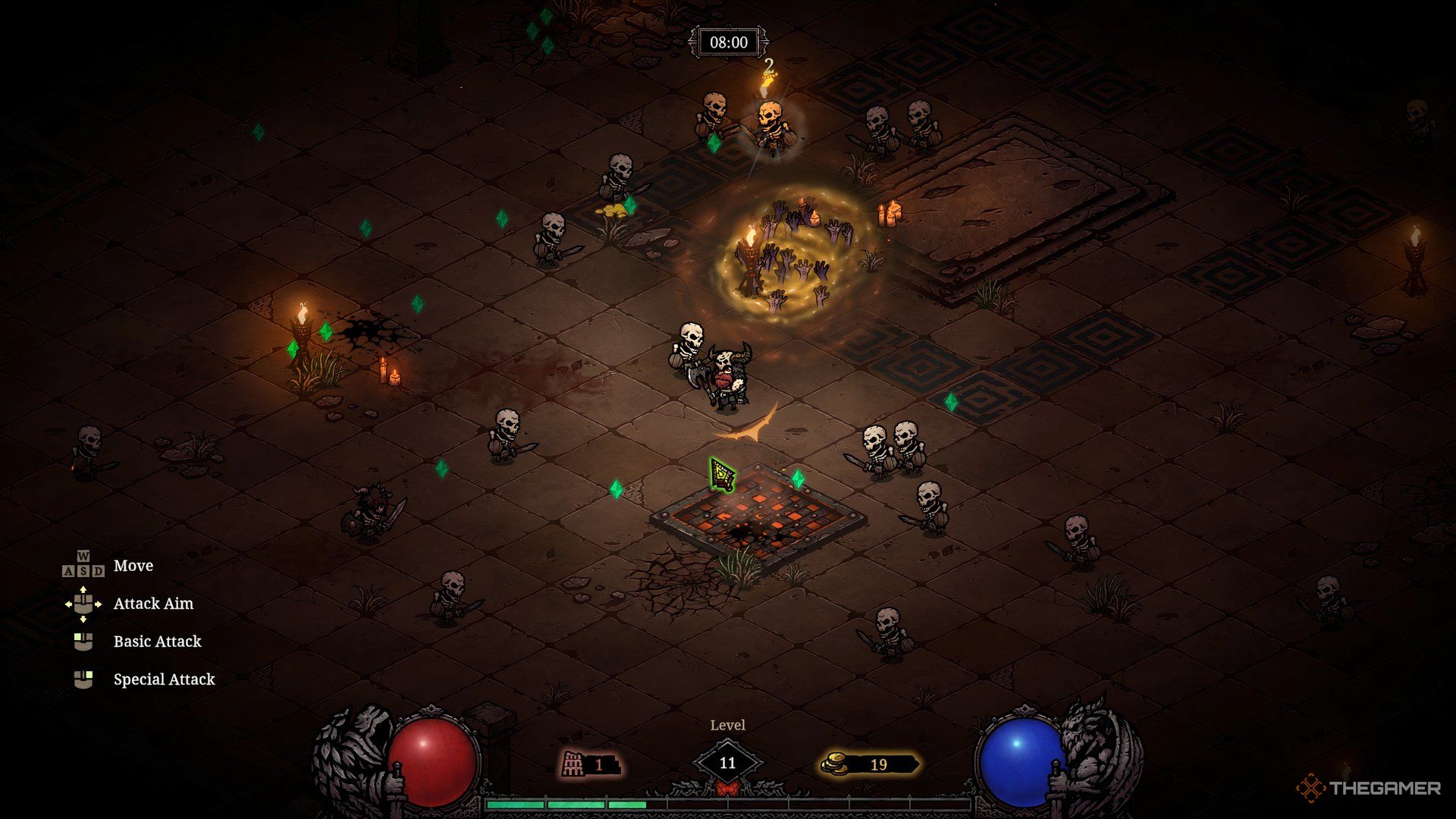 Warrior on Floor One of Tower of Babel Survivors of Chaos.