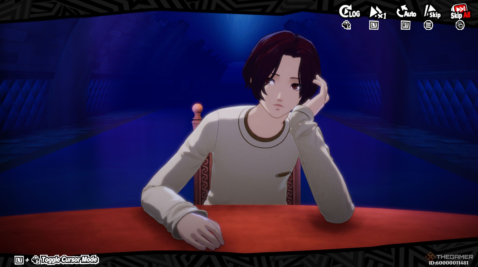 Wonder in the Velvet Room in Persona 5 The Phantom X.
