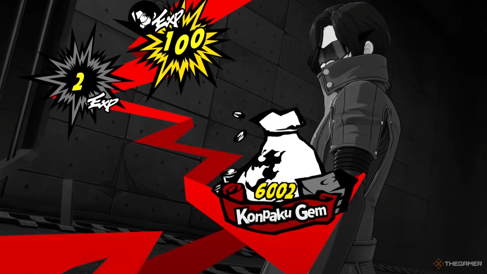 Wonder victorius after battle in Persona 5 The Phantom X.