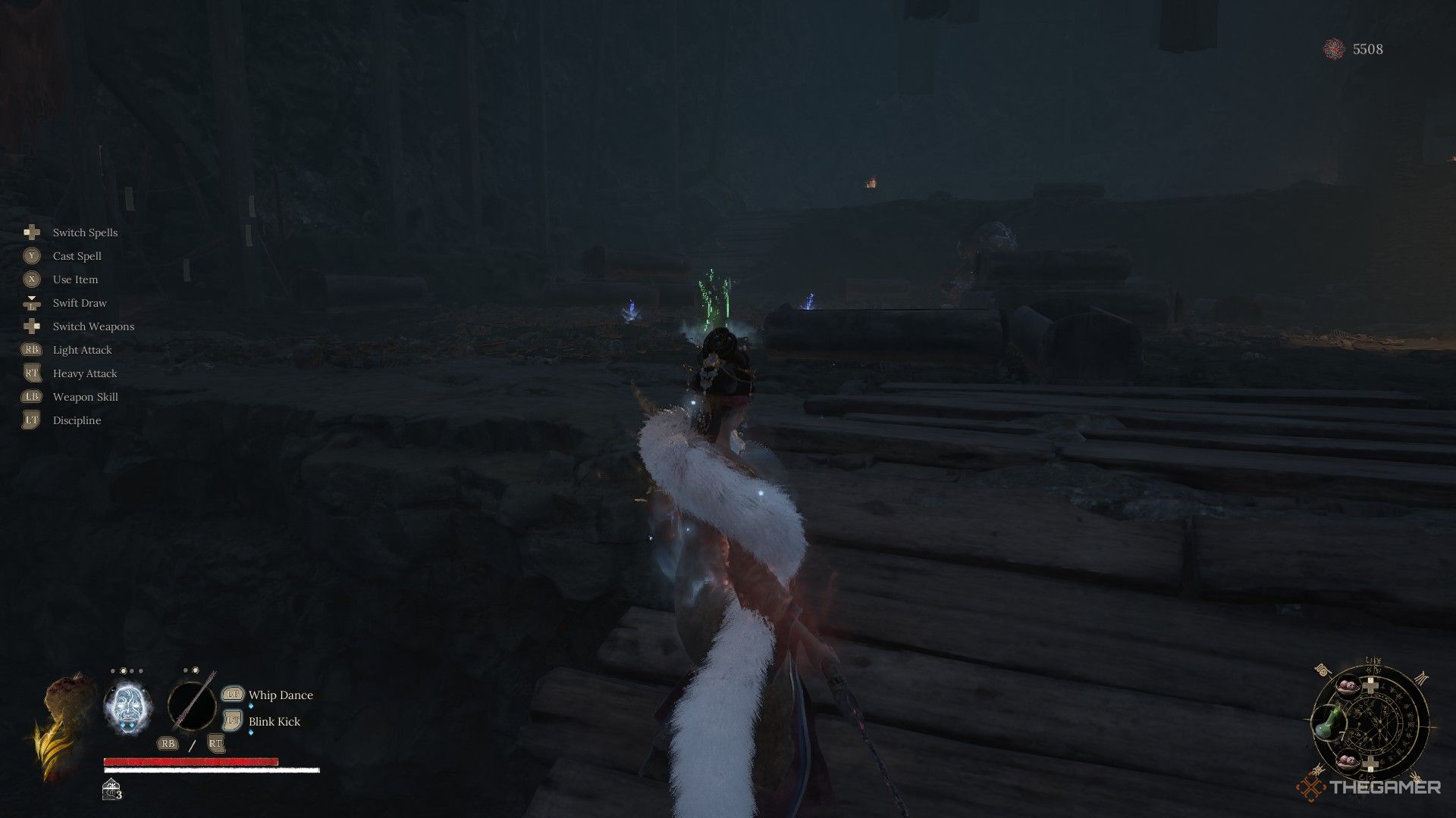Wuchang locates a bamboo shoot in the same area as the Used Mortar in Wuchang: Fallen Feathers.