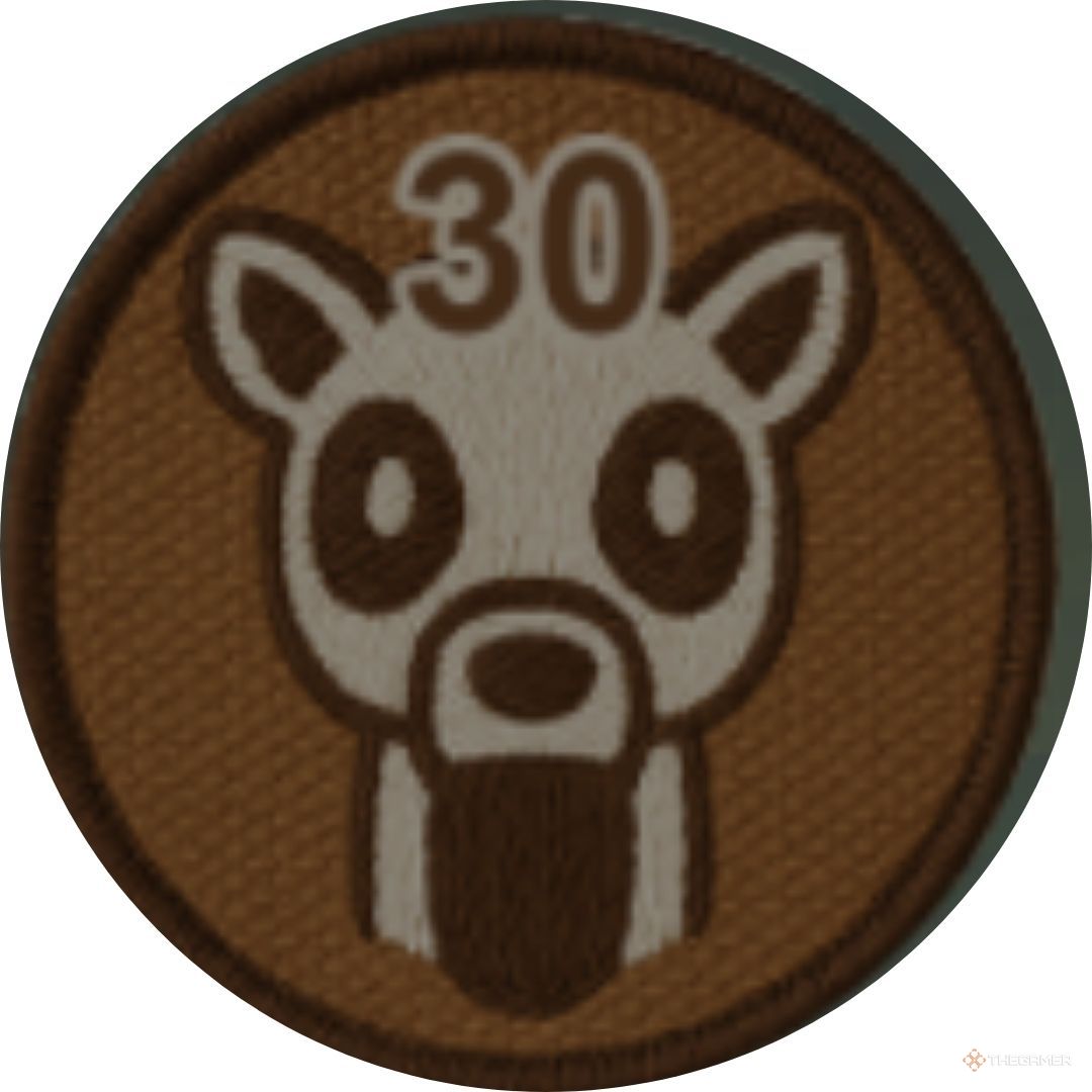 Cutout of a badge in Roblox: 99 Nights In The Forest.