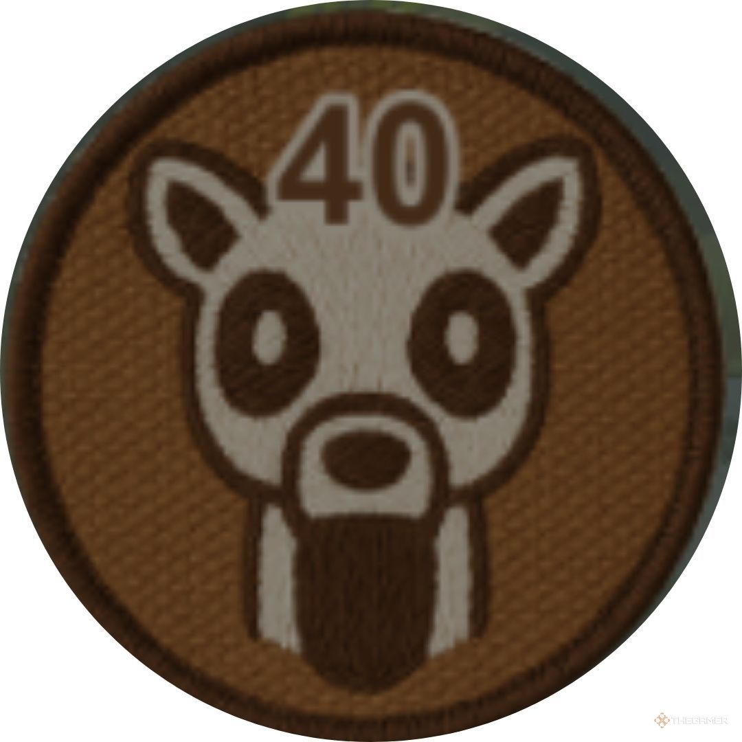 Cutout of a badge in Roblox: 99 Nights In The Forest.