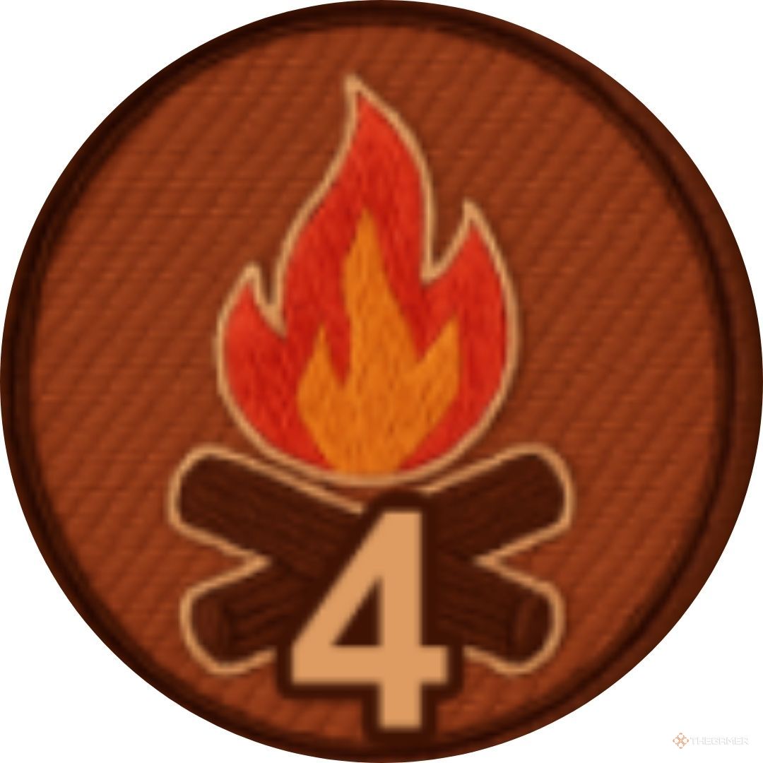 Cutout of a badge in Roblox: 99 Nights In The Forest.