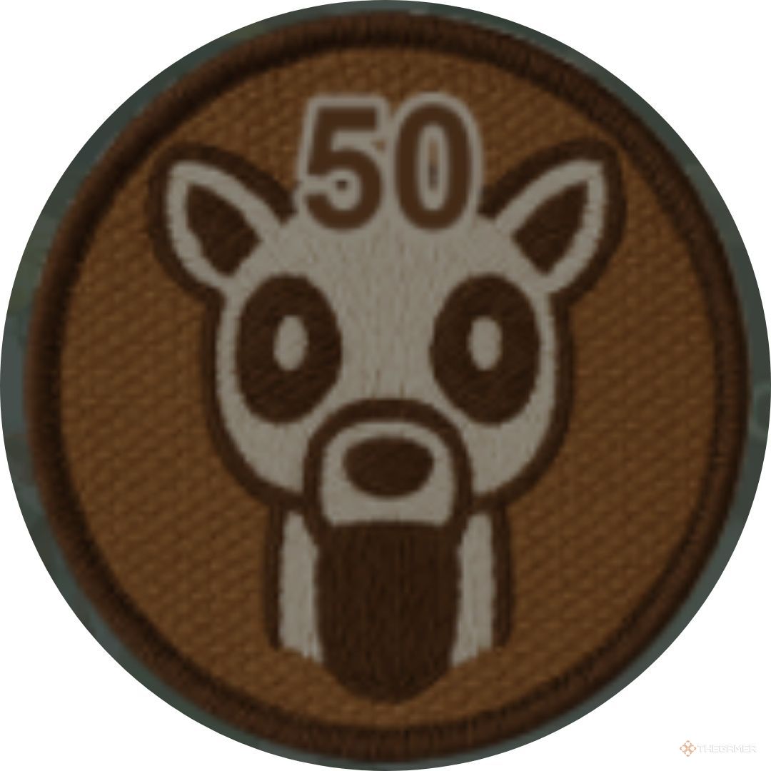 Cutout of a badge in Roblox: 99 Nights In The Forest.