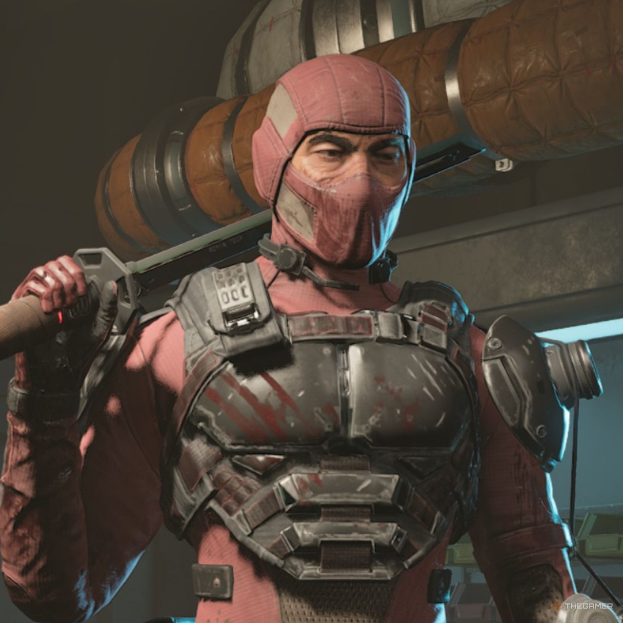 Specialist posing with weapon in Killing Floor 3.