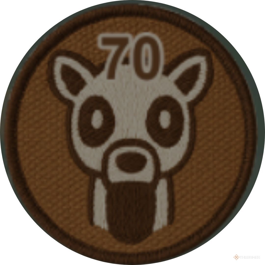 Cutout of a badge in Roblox: 99 Nights In The Forest.