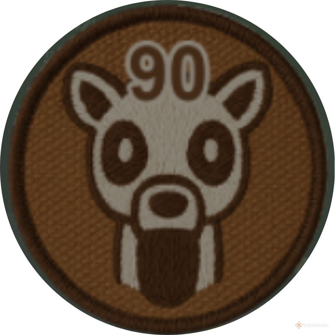 Cutout of a badge in Roblox: 99 Nights In The Forest.