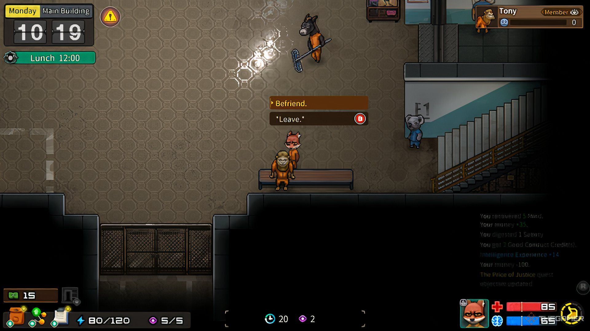 Befriending An Inmate In Back To The Dawn.