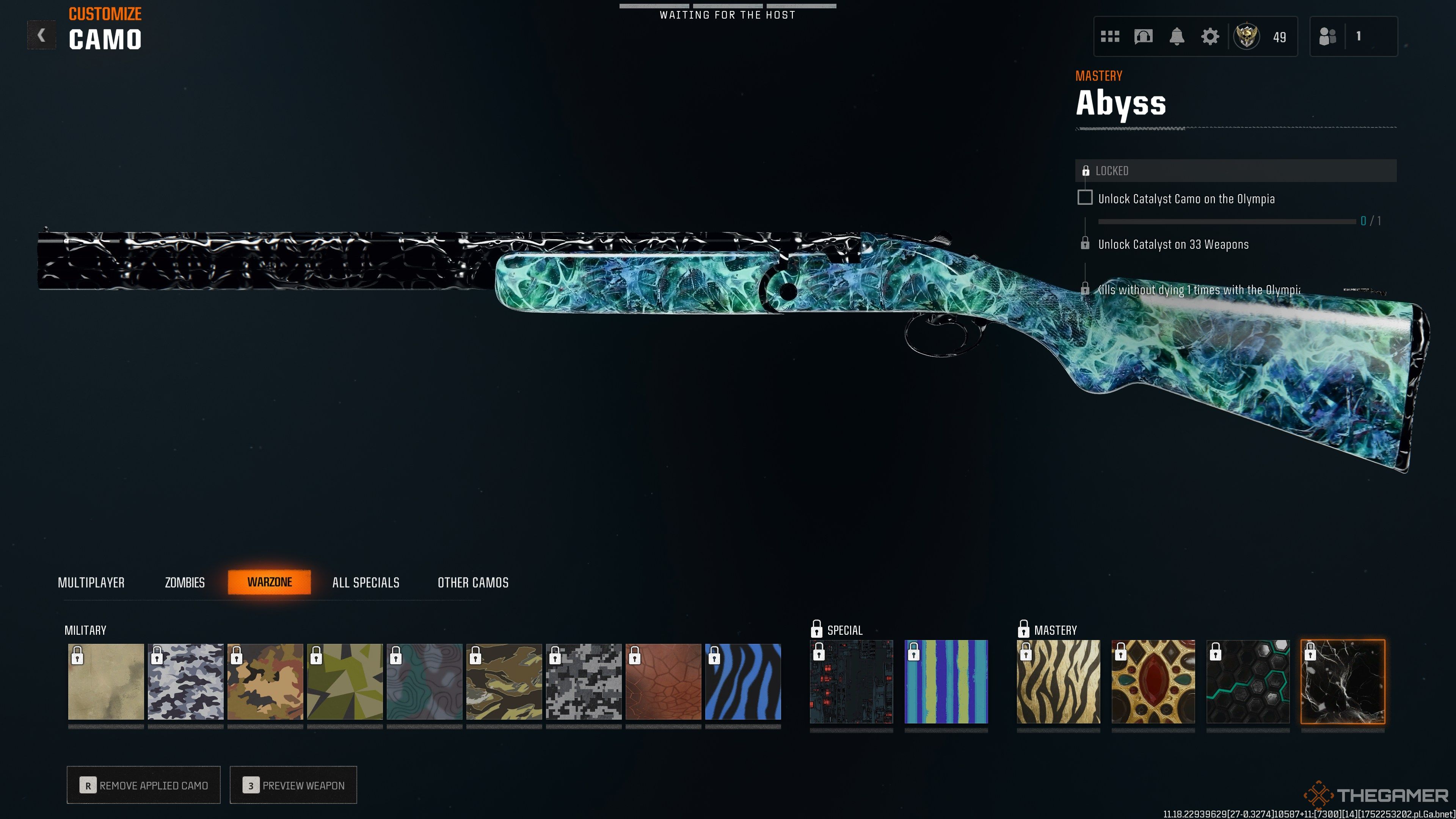 Black Ops 6 Olympia Warzone Camos