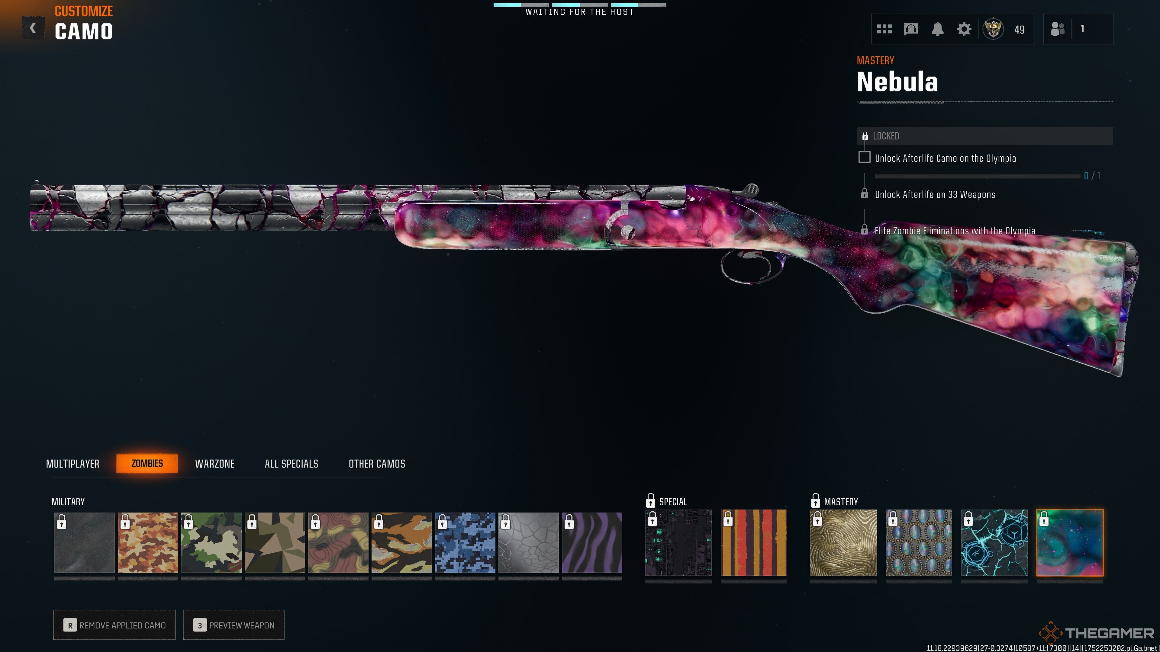 Black Ops 6 Olympia Zombies Camos