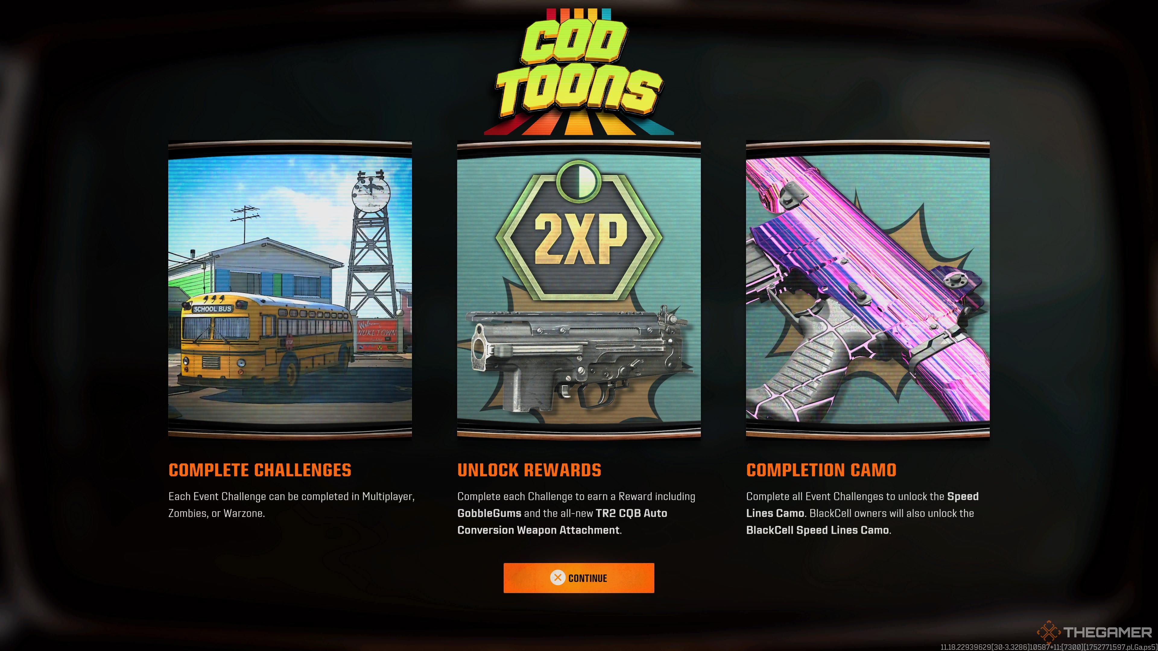 The rules for the CODtoons event in Black Ops 6.