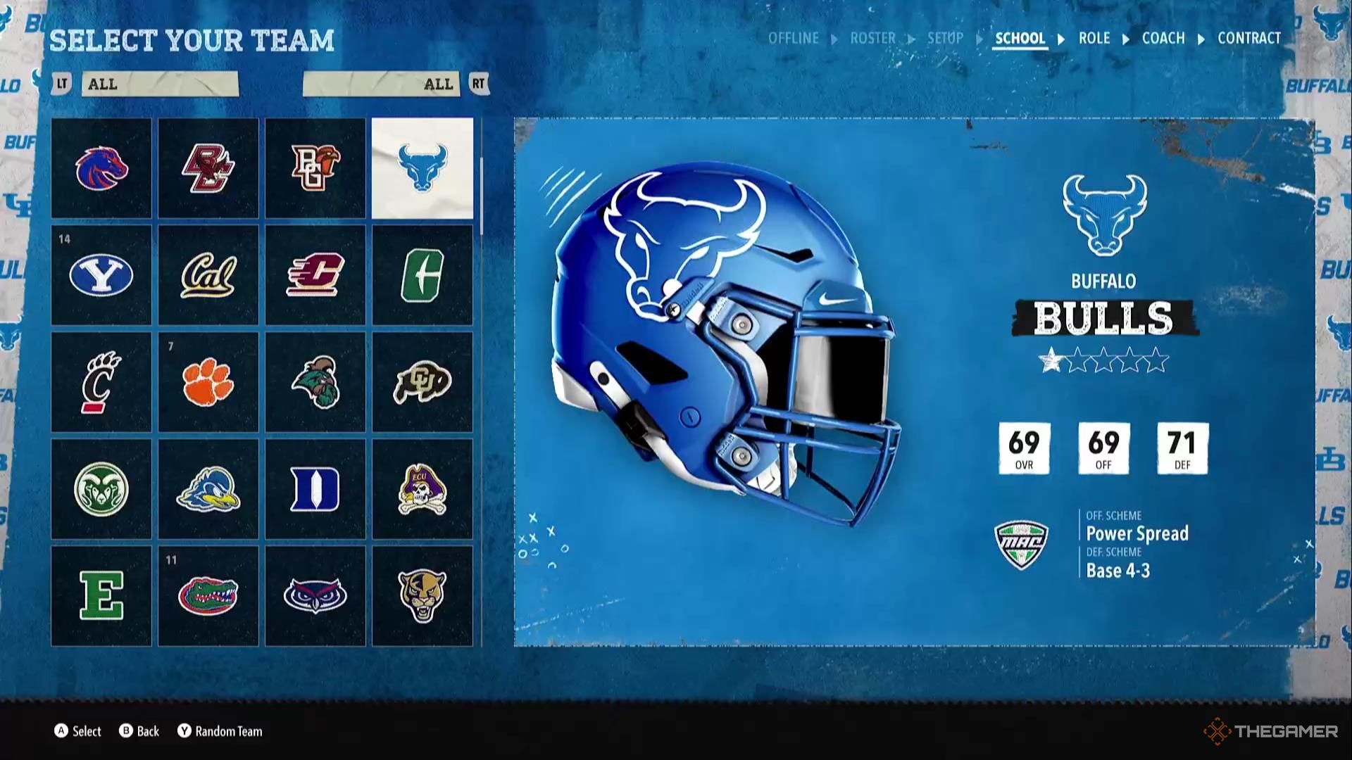 Buffalo in College Football 26.