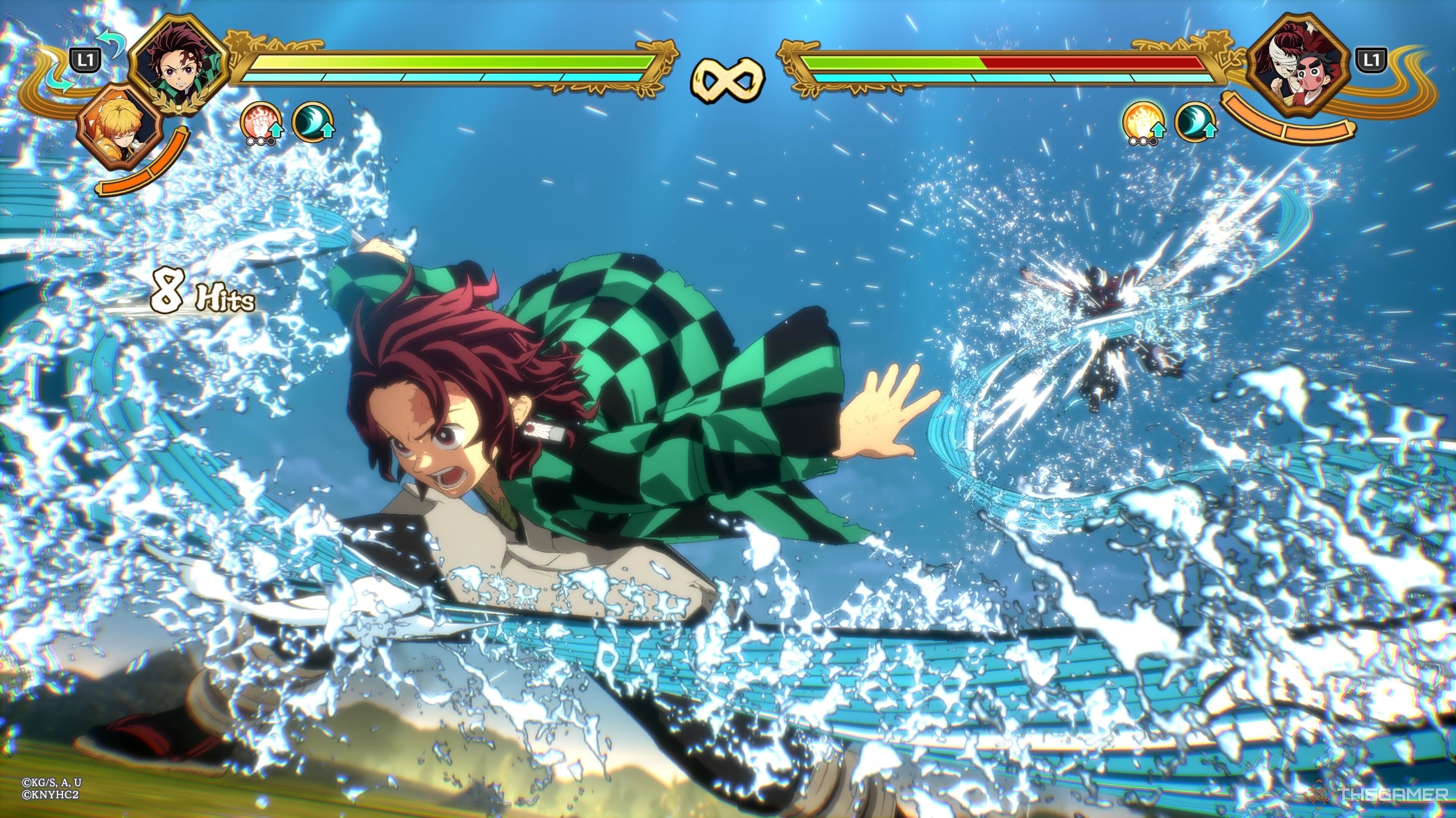 Tanjiro's base ultimate in Demon Slayer: The Hinokami Chronicles 2.