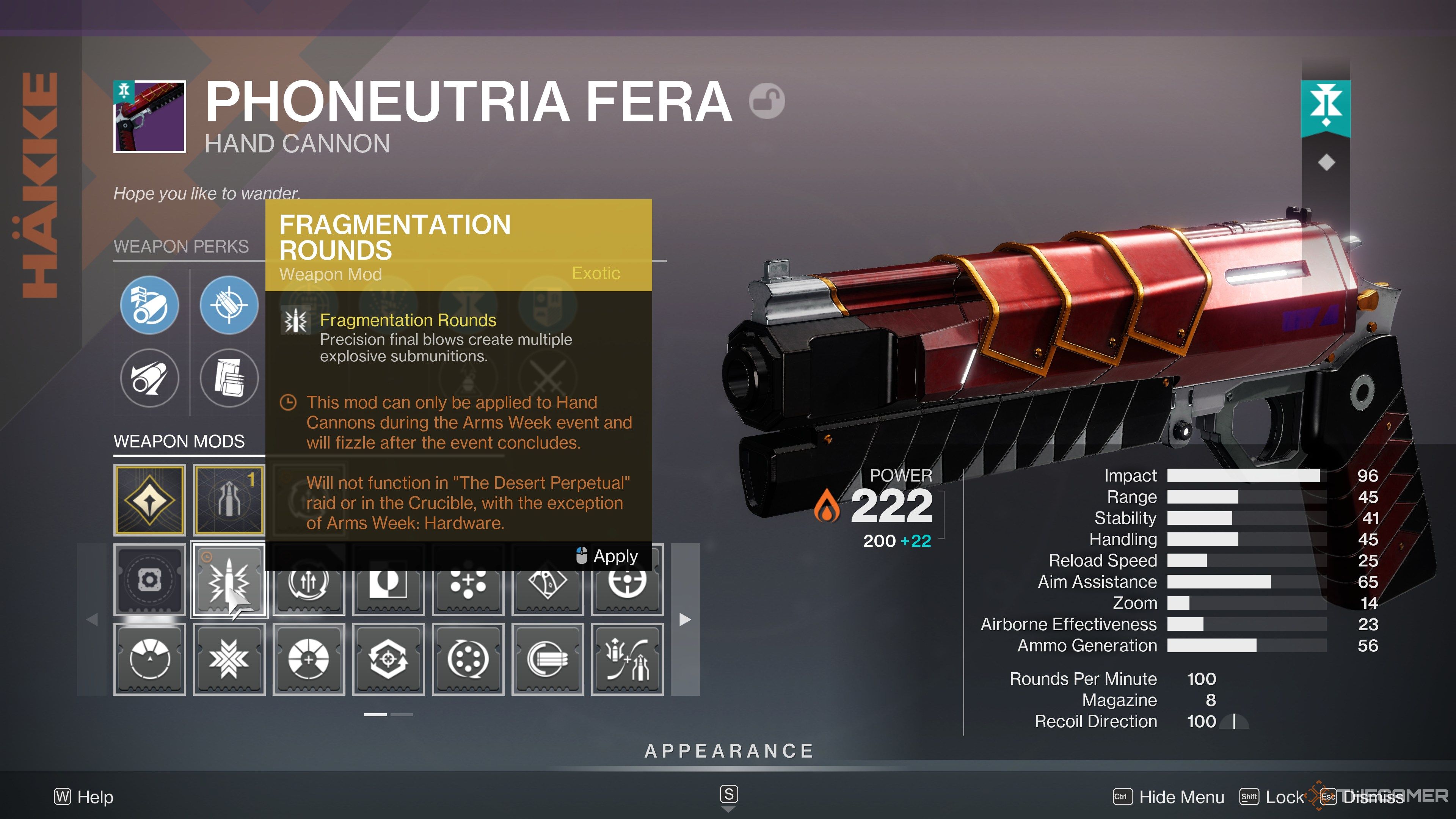 Destiny 2 Fragmentation Rounds