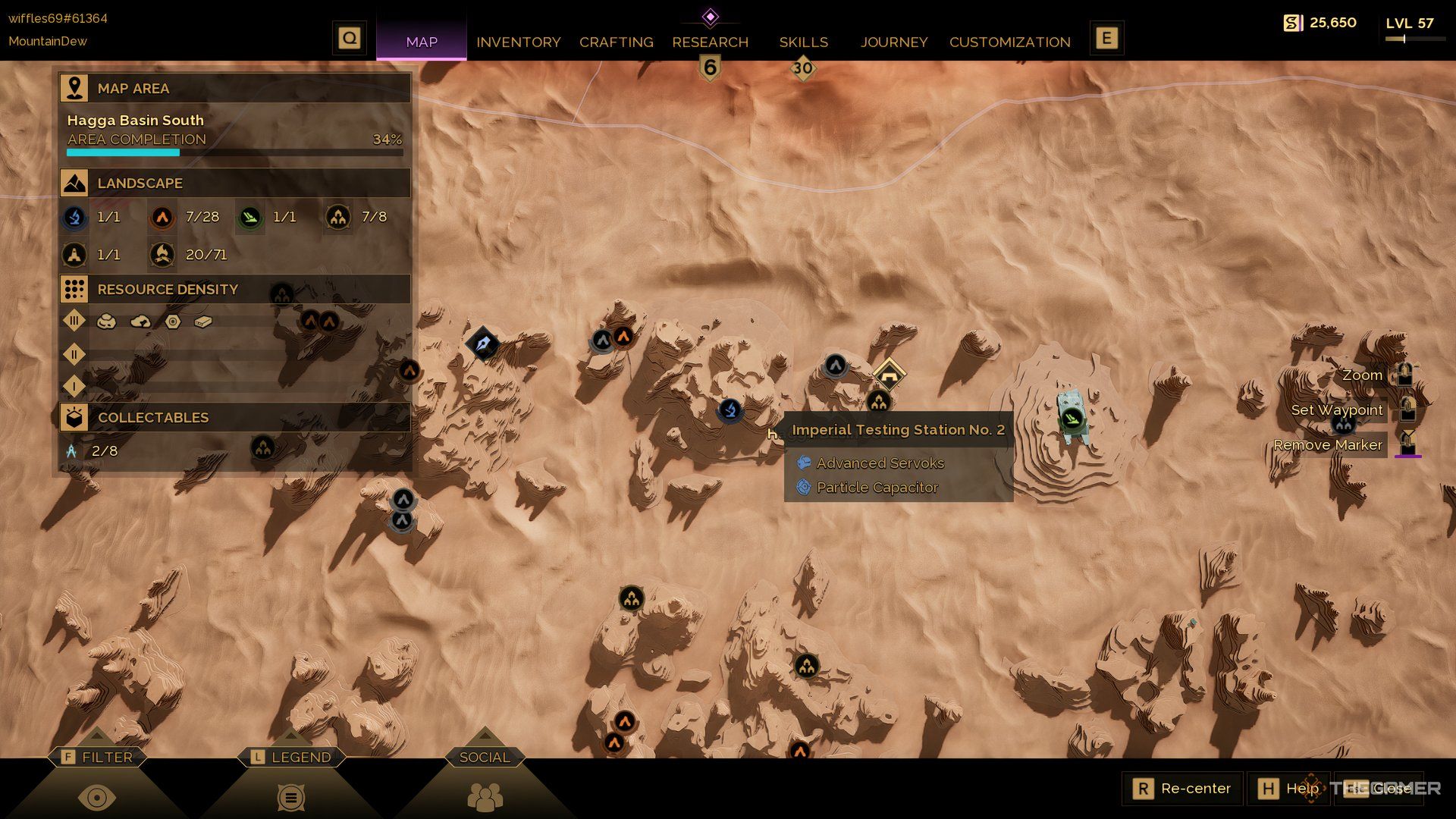 In the map of Dune: Awakening the Imperial Testing Station 2 highlighted. 