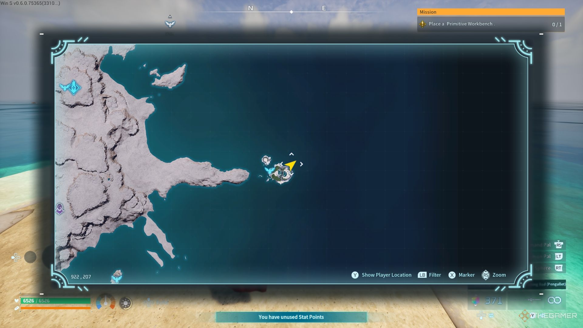 Fishing spot for Dumud Gild at the Oasis Isle - Palworld