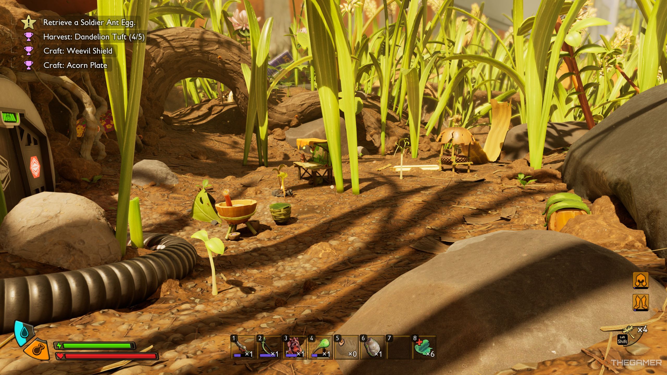 Grounded 2 base near a ranger outpost.
