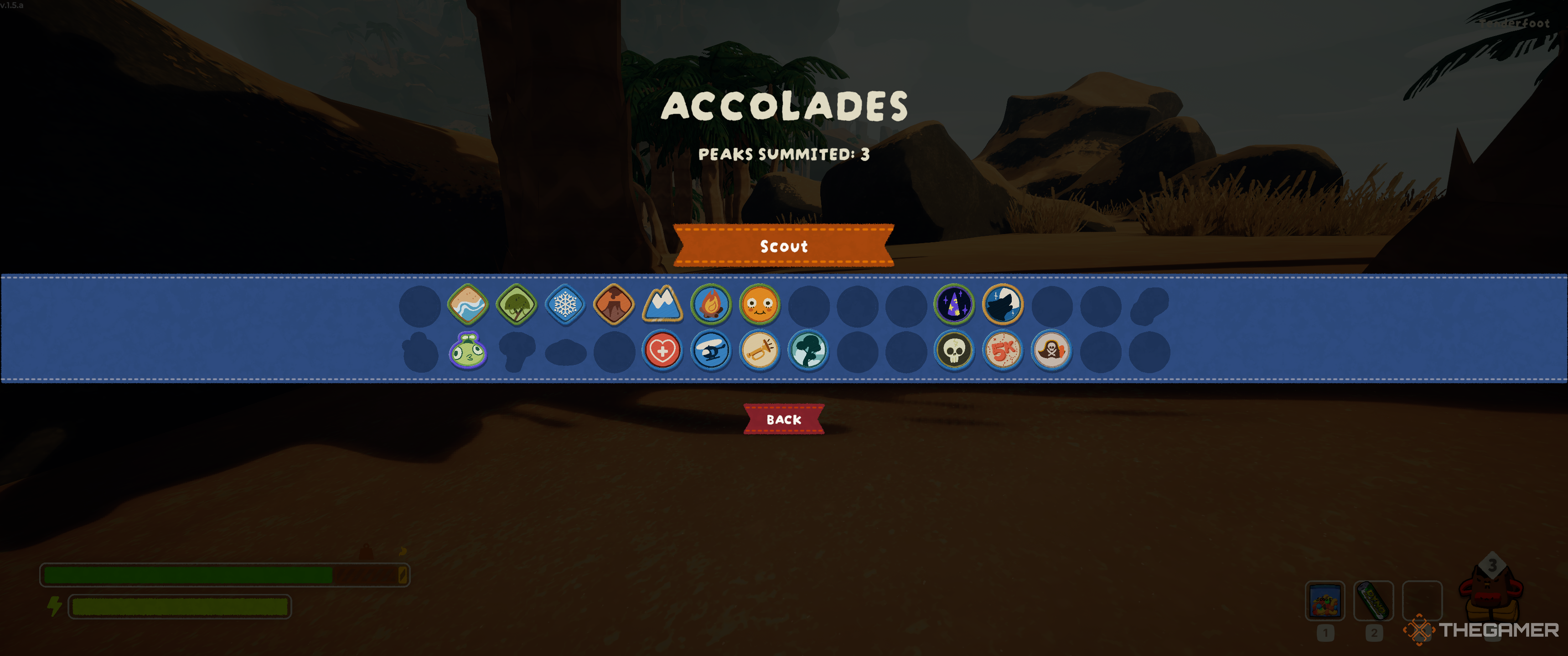 HUD for the Badges in PEAK.