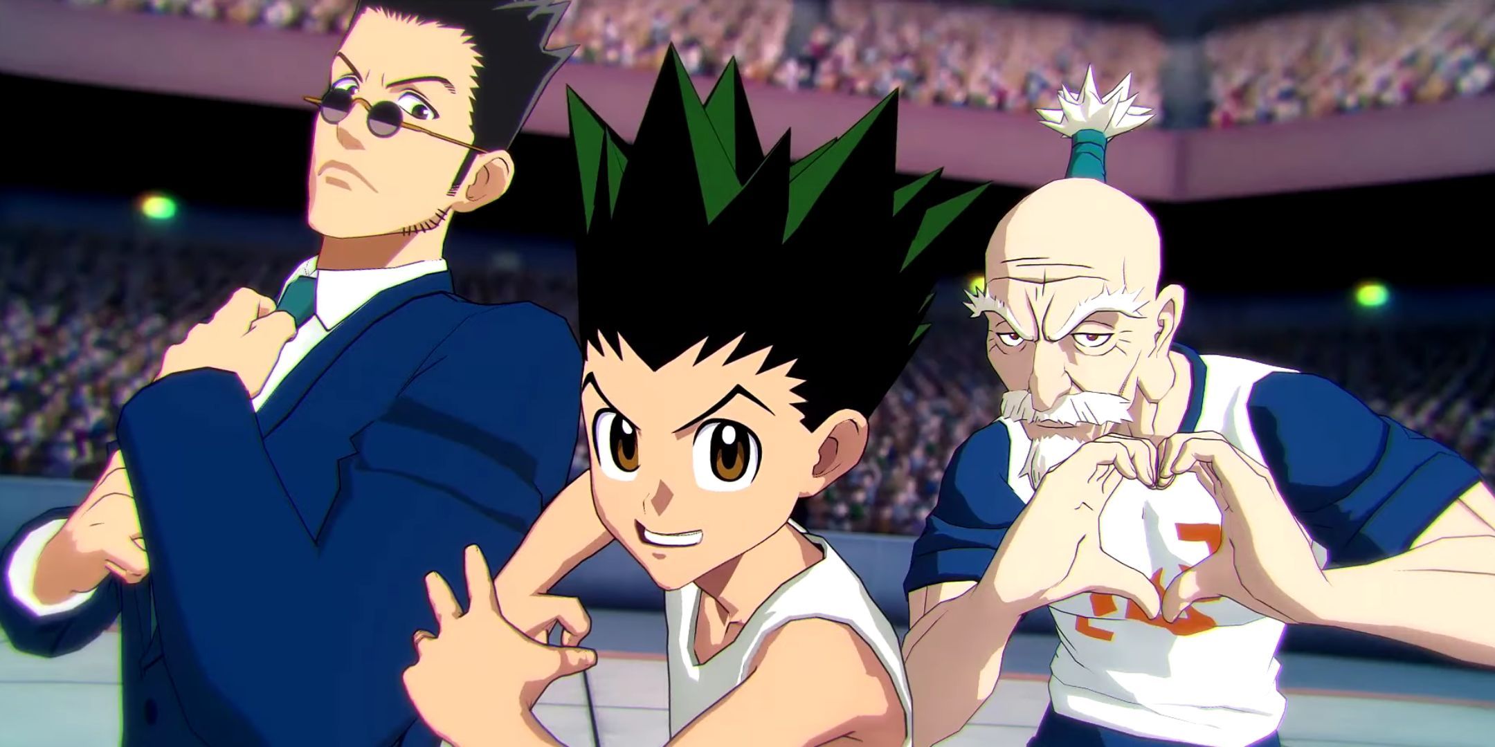 Leorio, Gon, and Isaac in Hunter x Hunter: Nen x Impact.