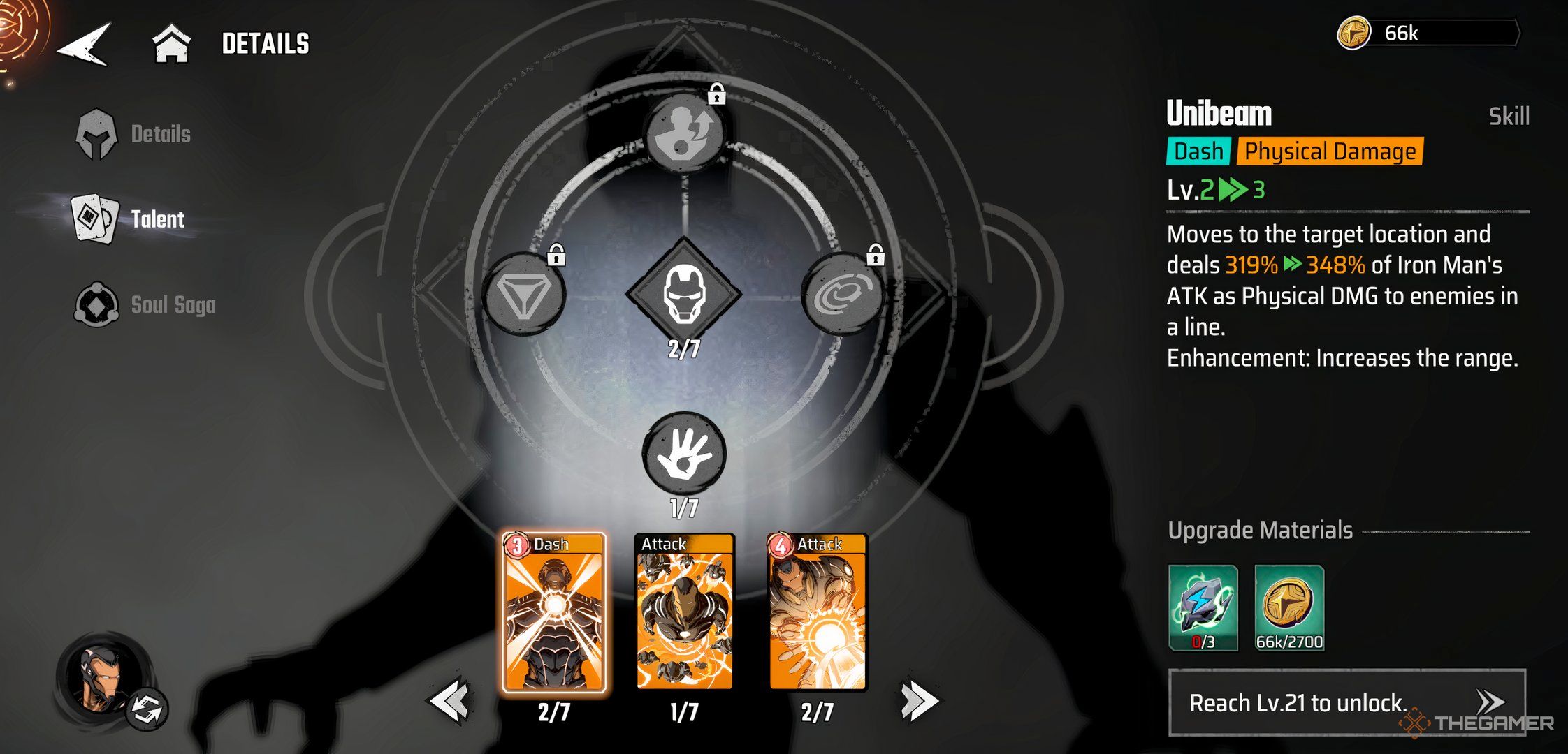 Iron Man Talents in Marvel Mythic Mayhem.