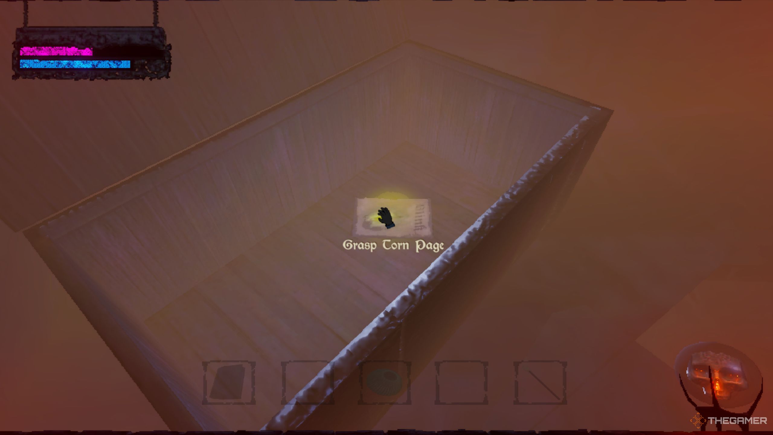 Mage Arena blink spell in a chest.